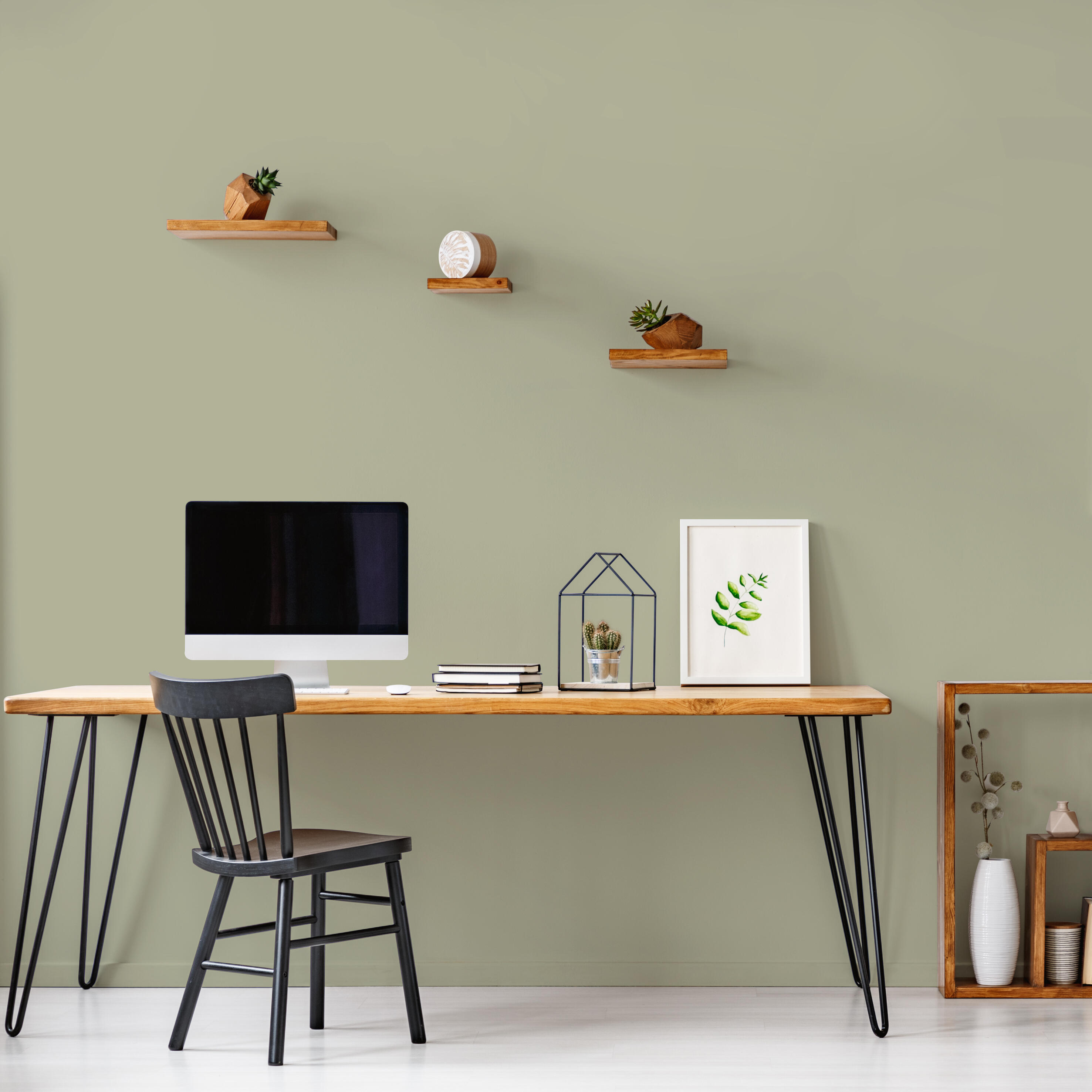 Peinture mur, boiserie, radiateur vert gaspésie velours RIPOLIN , 2.5L - 3