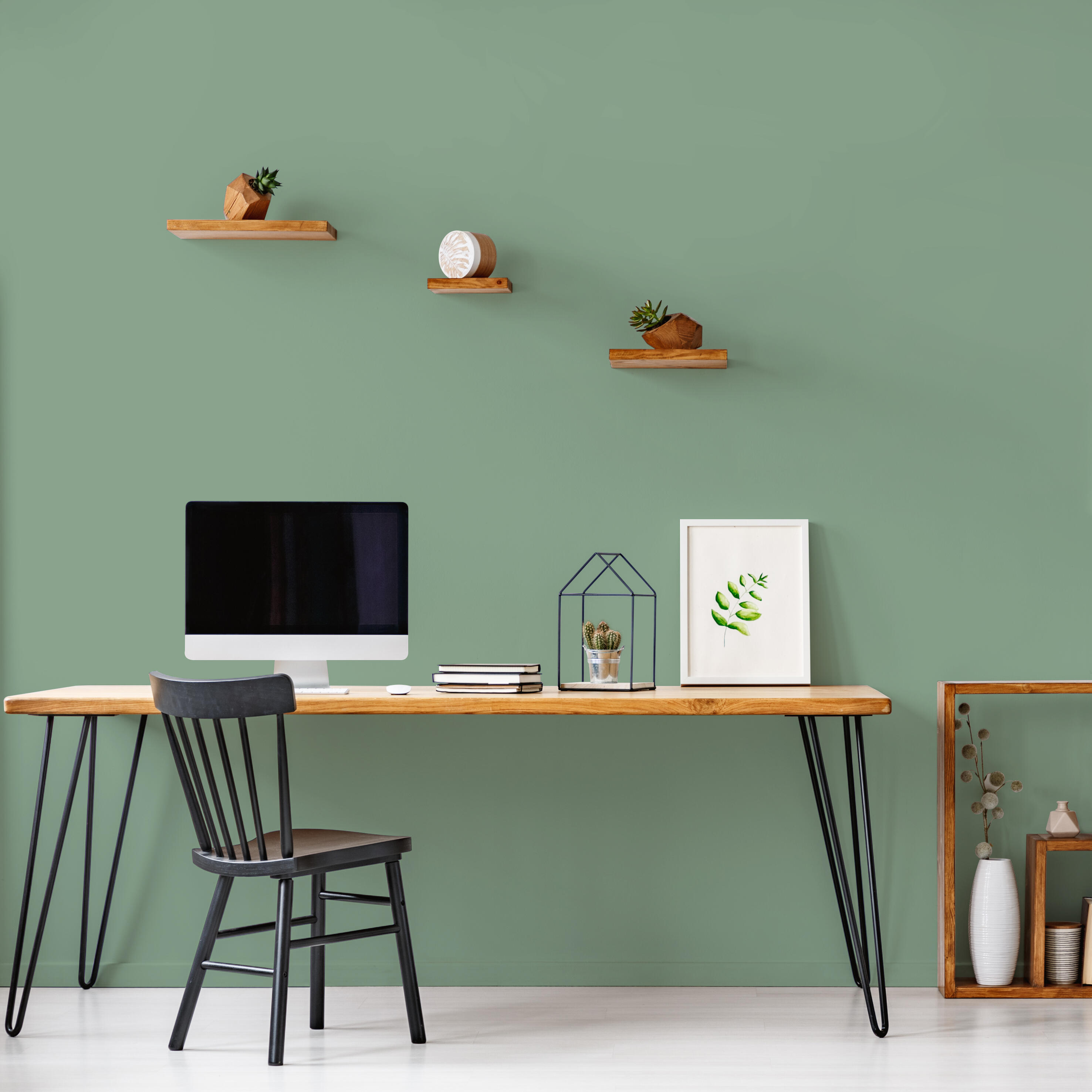 Peinture mur, boiserie, radiateur vert simsun velours RIPOLIN , 2.5L - 3