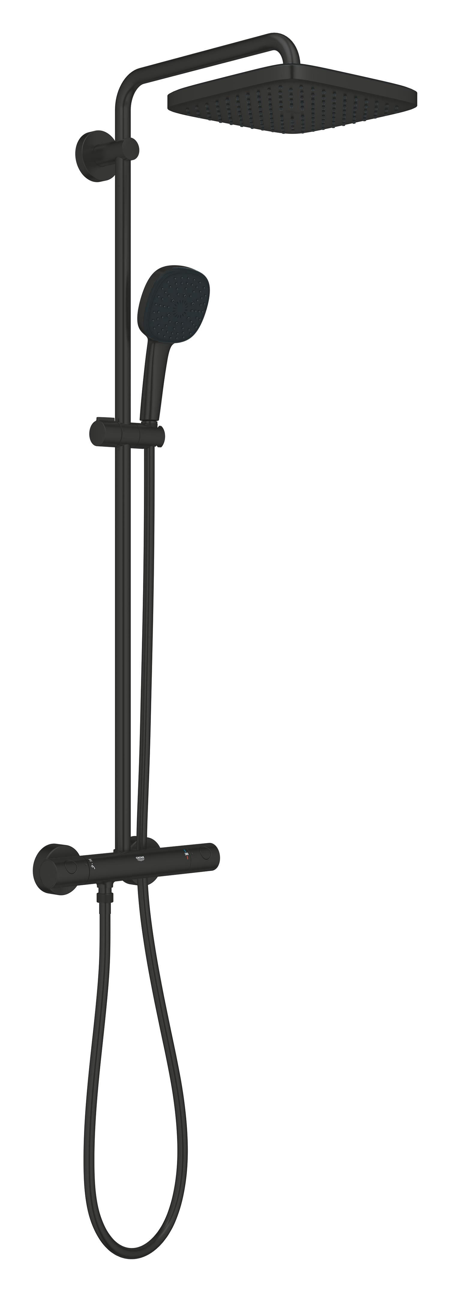 Conjunto de duche com torneira preto Grohe Comfort Clova 250 - 9