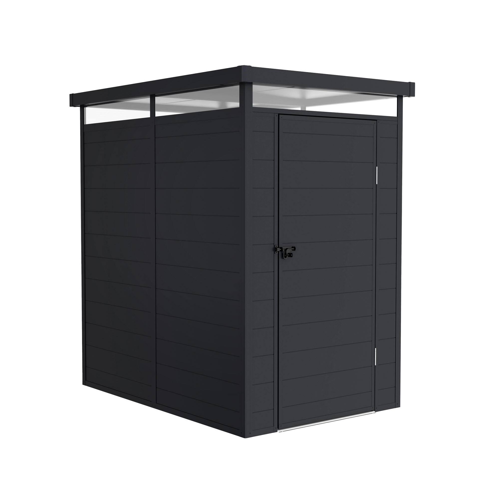 caseta de resina nova de 131x196x190 cm y 247 m2 con 10 mm espesor y doble puerta abatible hoggar