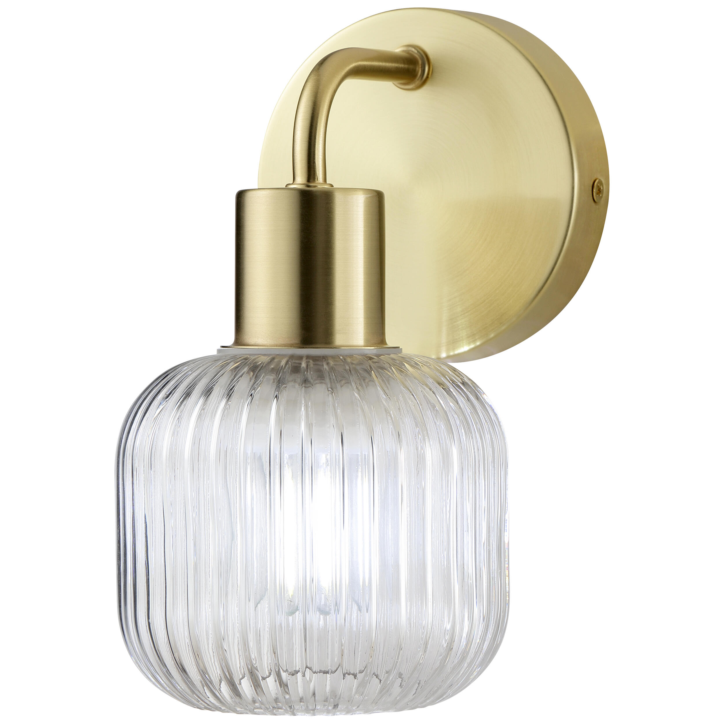 Applique Dipsy glamour ottone paralume trasparente IP44 E14 INSPIRE - 2