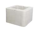BLOQUE PILAR LISO GRIS 30X30X19 CM - 1