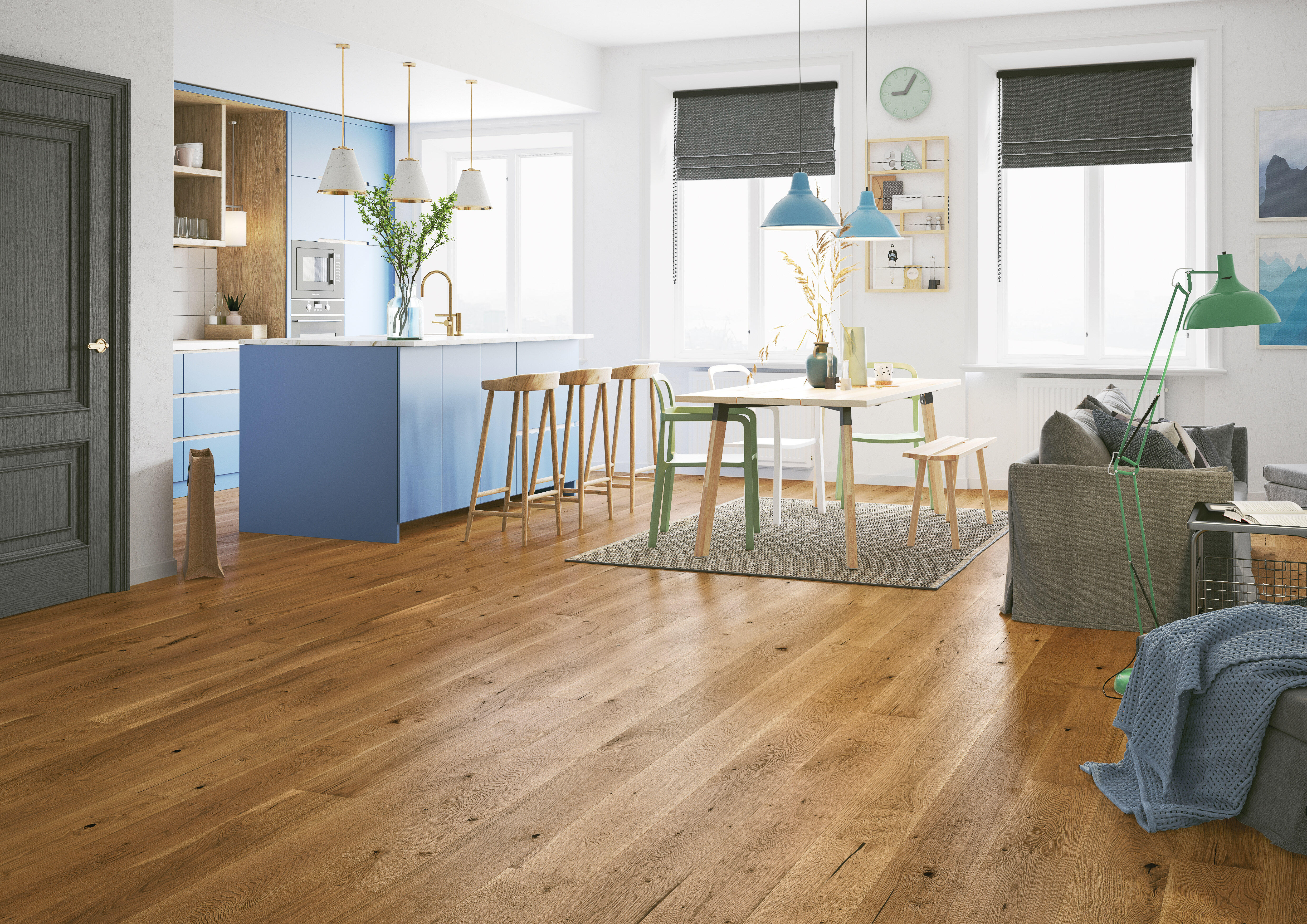 ARTENS Parquet multistrato XL spazzolato natura 2.26 m²