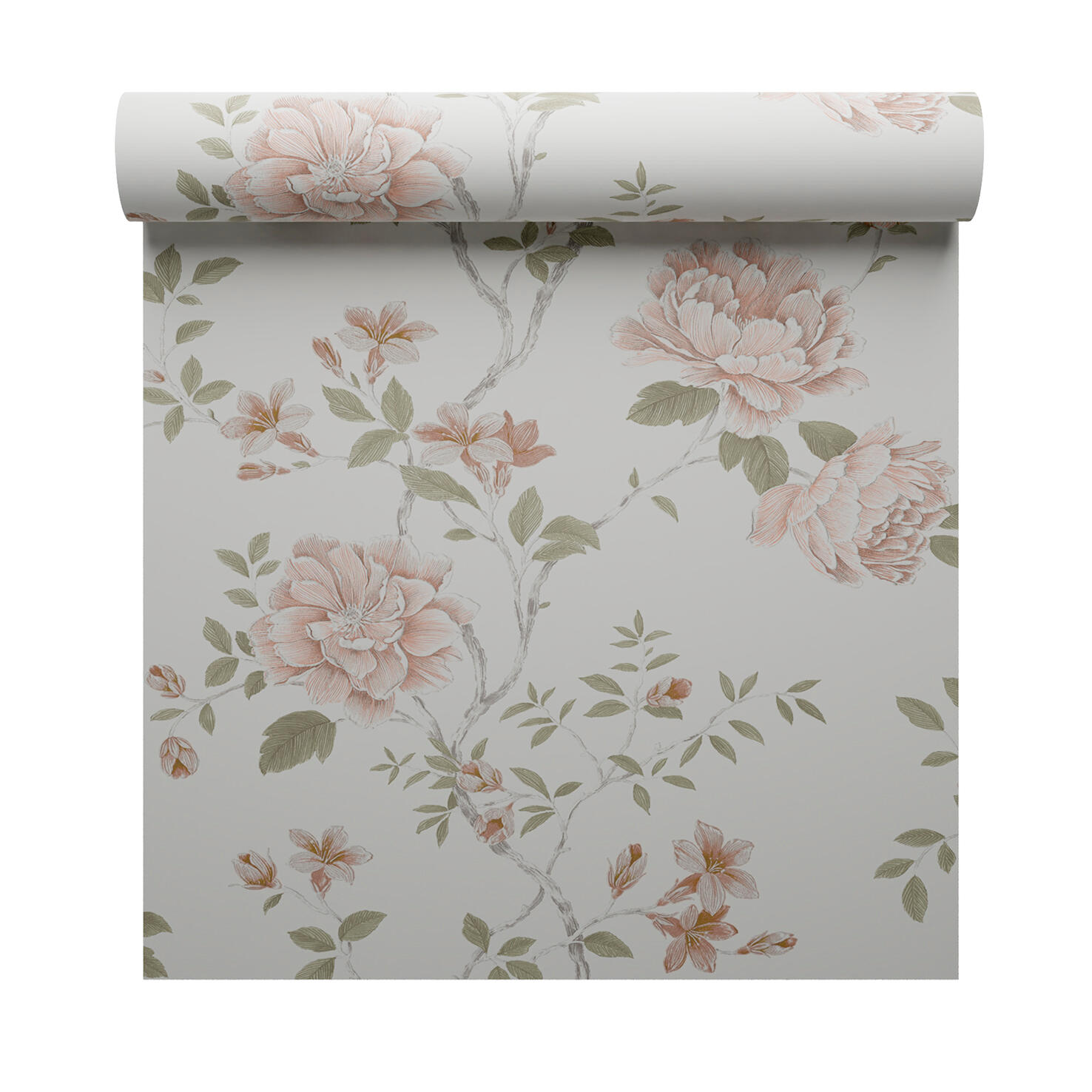 Papier peint intissé Ecodéco Liane blanc - 3