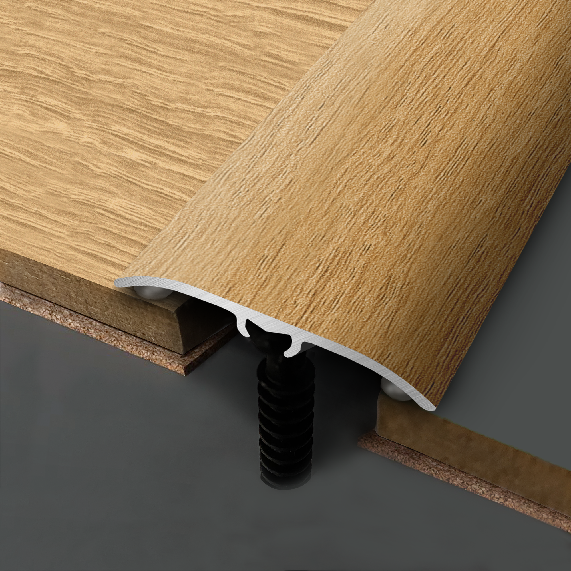 Barre de seuil 4 en 1 alu décor 160 à fixer, l.3.7 cm x L.83 cm ARTENS - 4