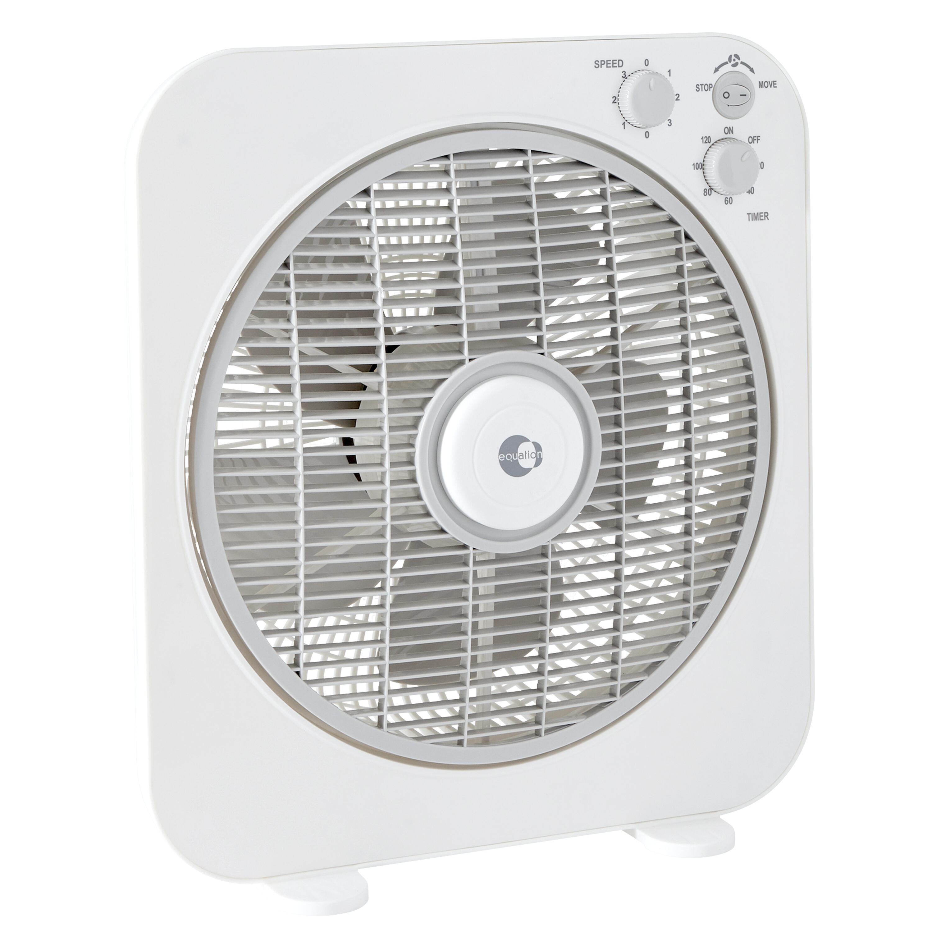 Ventilateur à poser, EQUATION, Box gris 40 W, D30 cm - 3