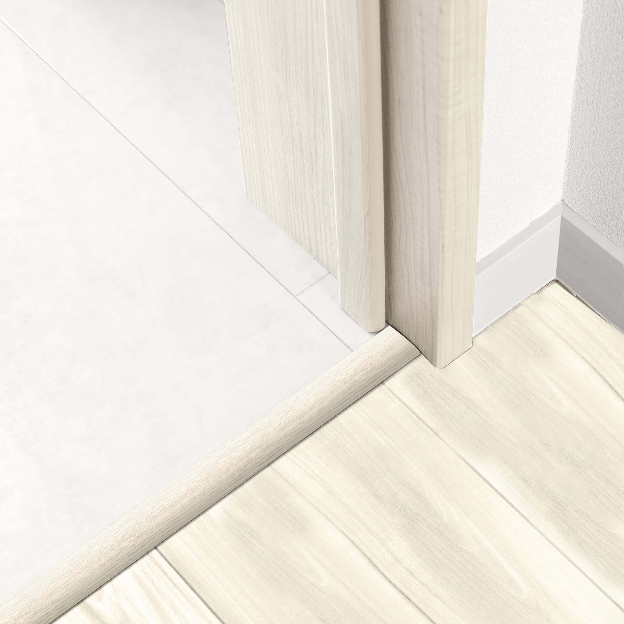 Barre de seuil 4 en 1 alu décor 42 à fixer, l.3.7 cm x L.83 cm ARTENS - 3