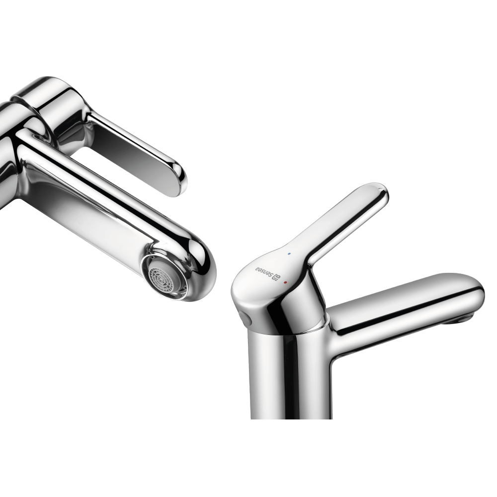 Grifo de lavabo SENSEA Easy monomando cromo brillo. Apertura en frío. Antical. Latón - 10