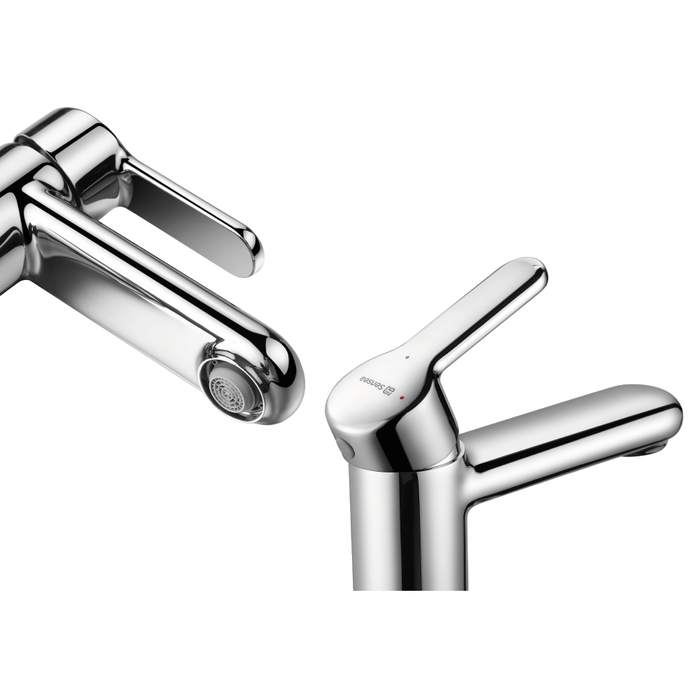 detalhes de manutenção da torneira de lavatório Easy cromado