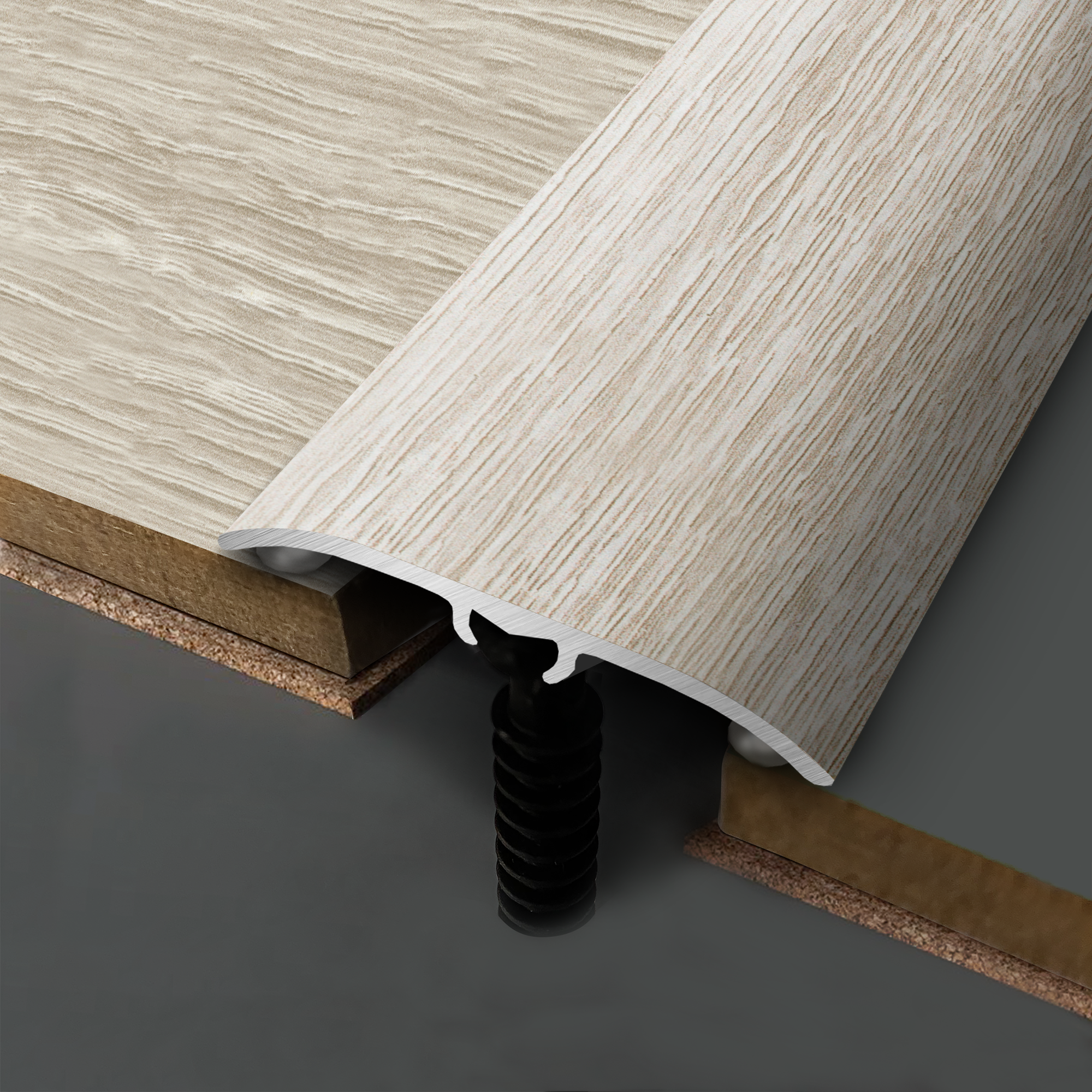 Barre de seuil 4 en 1 alu décor 100 à fixer, l.3.7 cm x L.83 cm ARTENS - 4