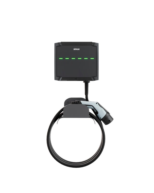 CARGADOR VEHICULO ELECTRICO MONOFASICO 7.4KW SIMON