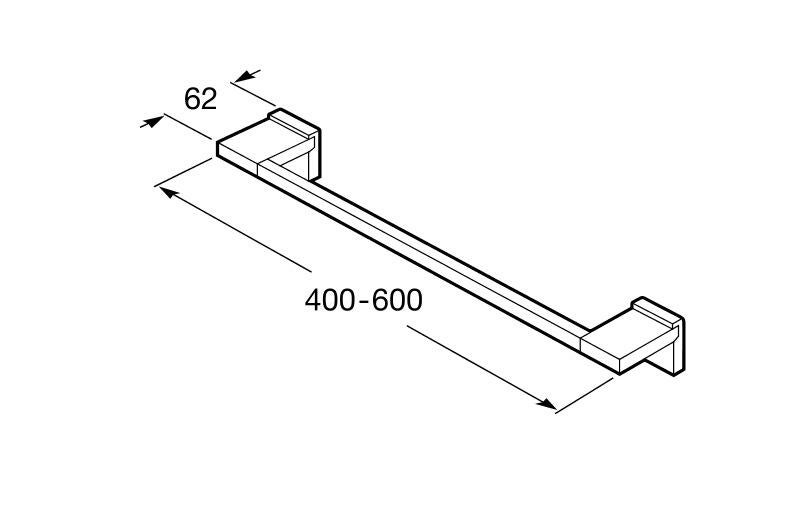 TOALLERO DE BAÑO BARRA  RUBIK - 3