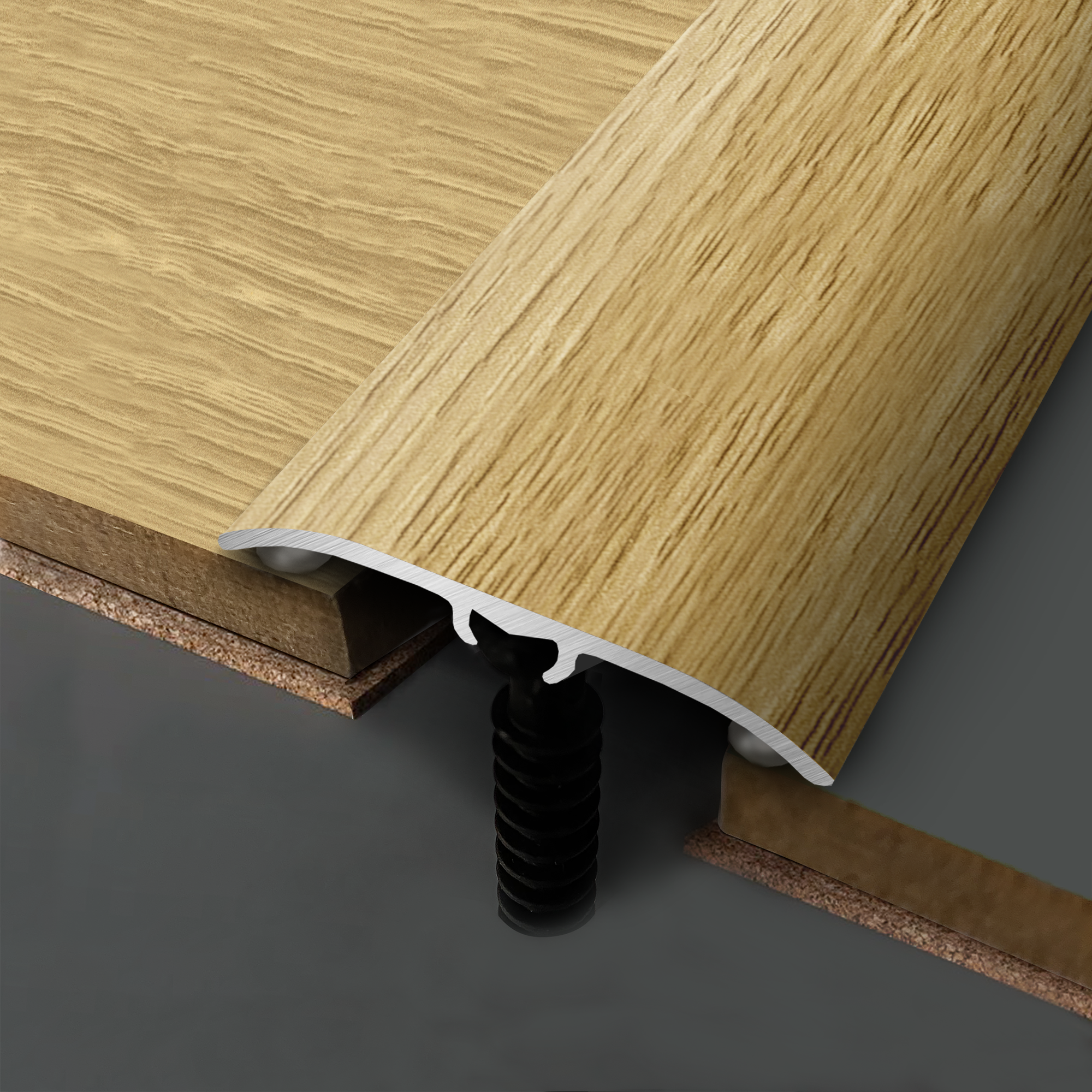 Barre de seuil 4 en 1 alu décor 120 à fixer, l.4.7 cm x L.93 cm ARTENS - 4