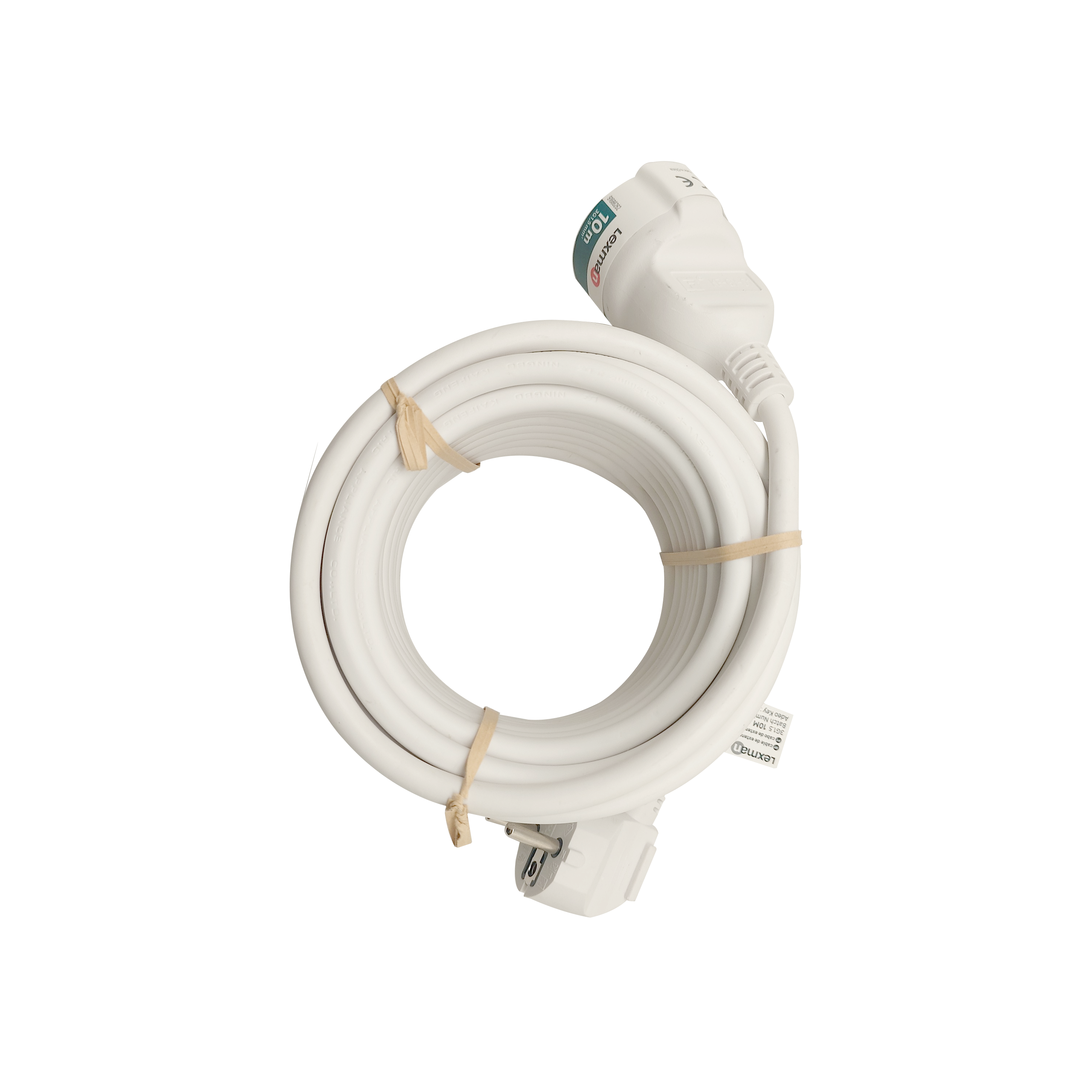 Prolongador LEXMAN H05VV-F 3G1.5 16A 10M Branco - 5
