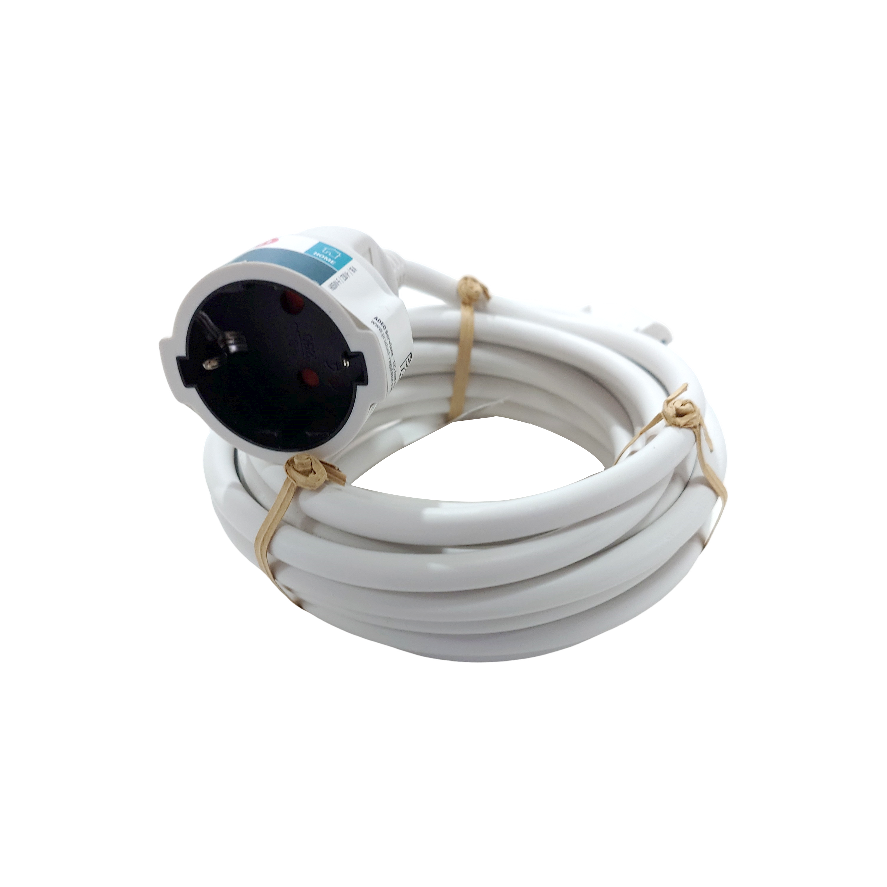 Prolongador LEXMAN H05VV-F 3G1.5 16A 5M Branco - 5