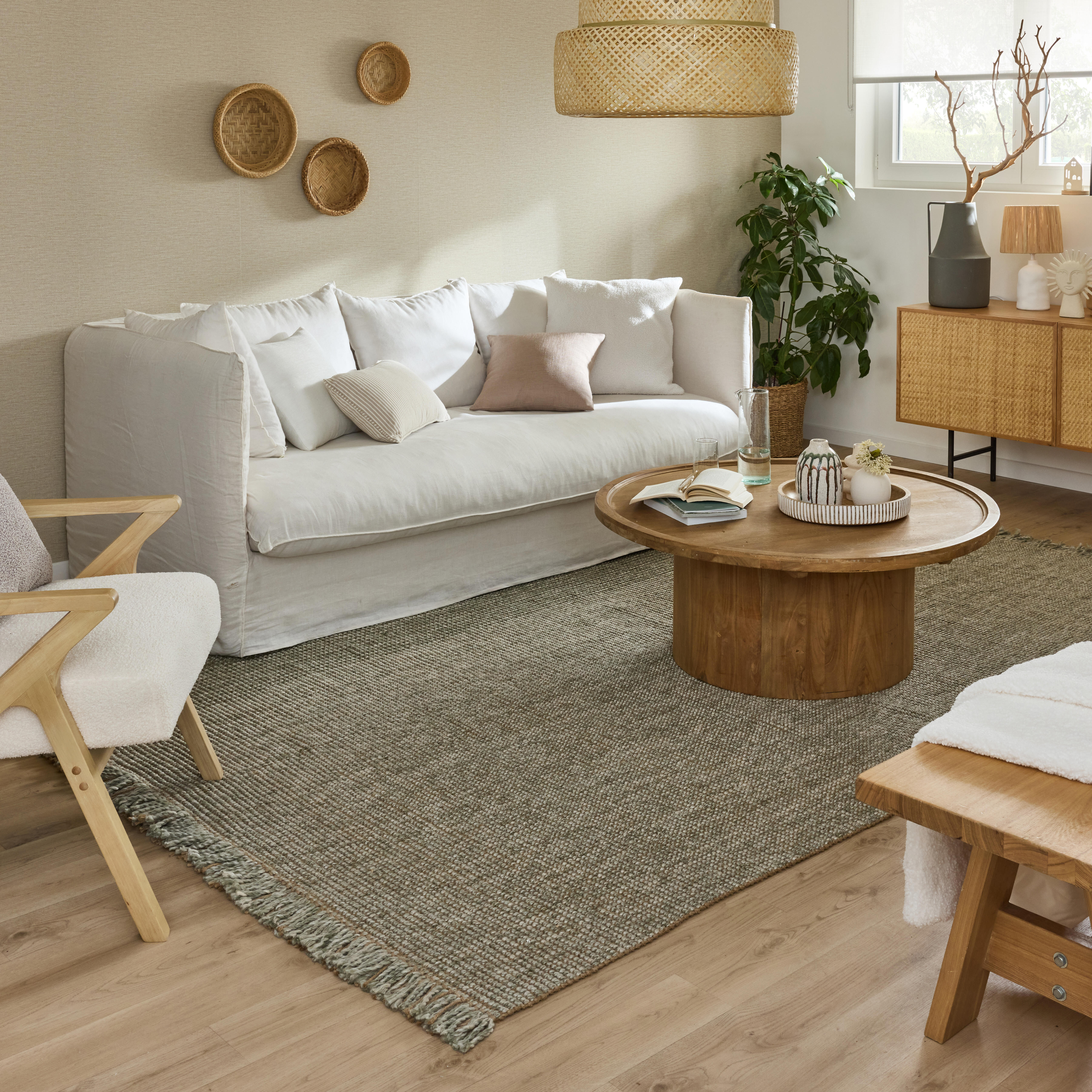 Papel de parede pintado Paille 0,53 x 10,05 m malte 5 Inspire - 2