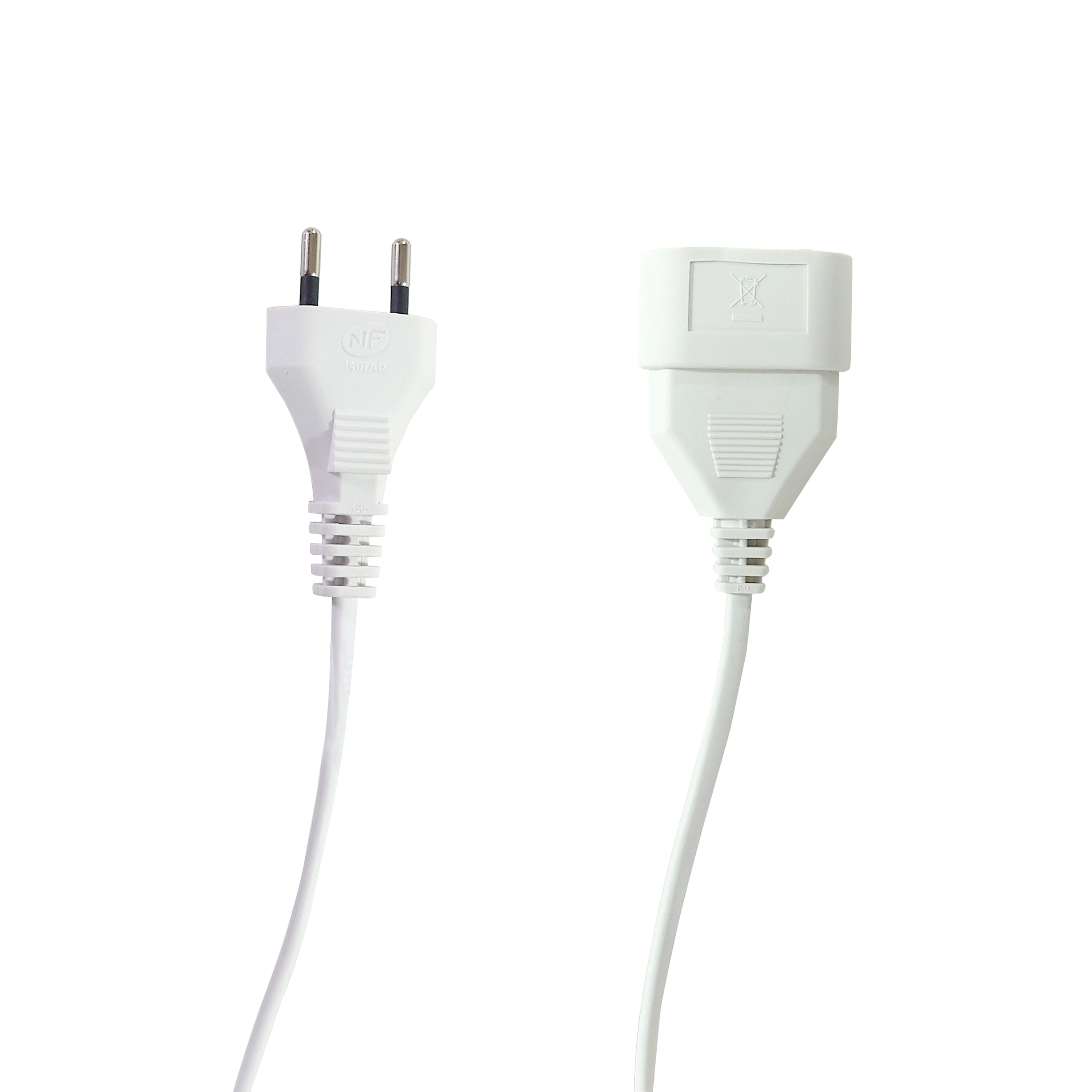 Rallonge L.3 m H03VVH2-F 2 x 0.75 mm², LEXMAN - 3