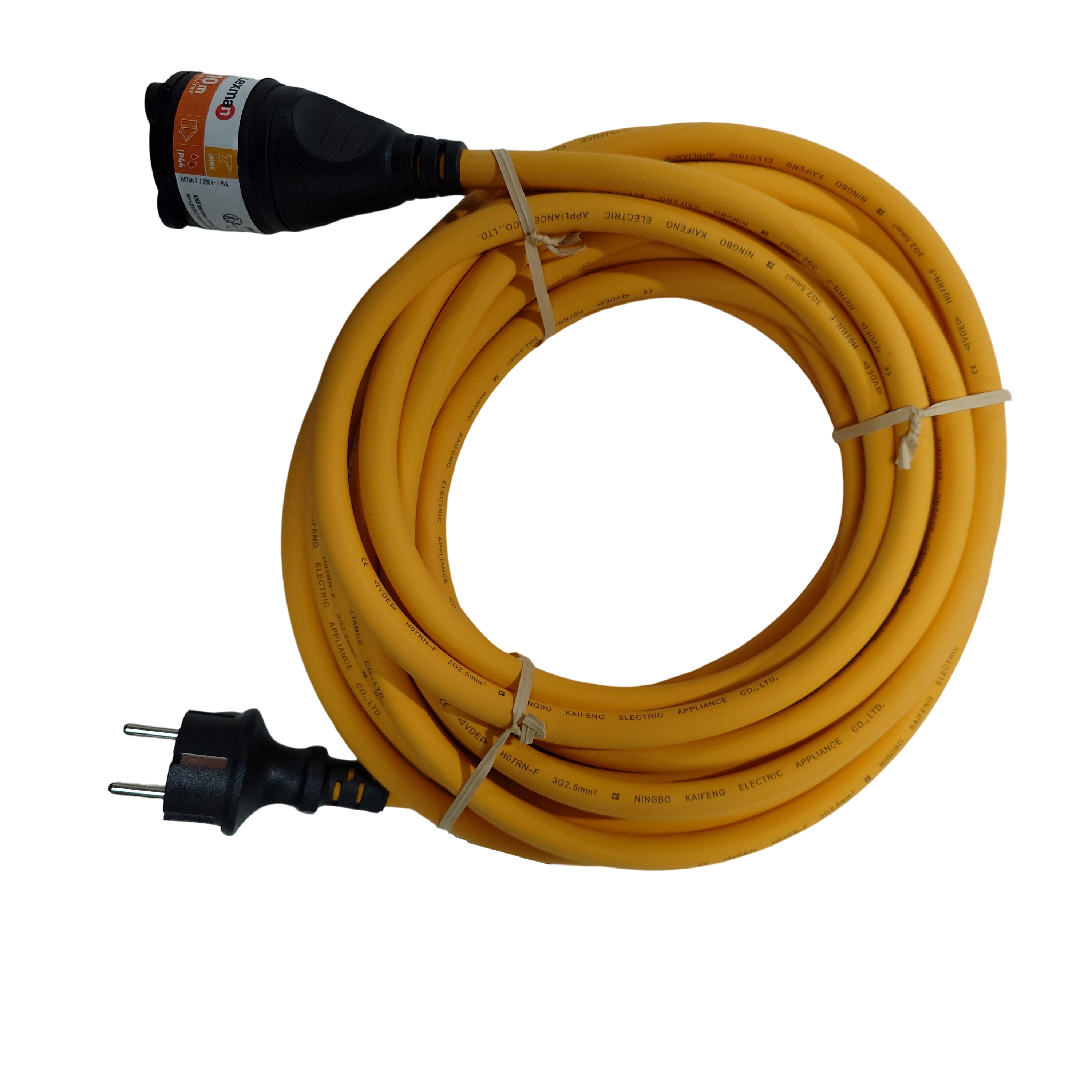 Rallonge avec terre L.10 m H07RN-F 3G2.5 mm², LEXMAN - 2