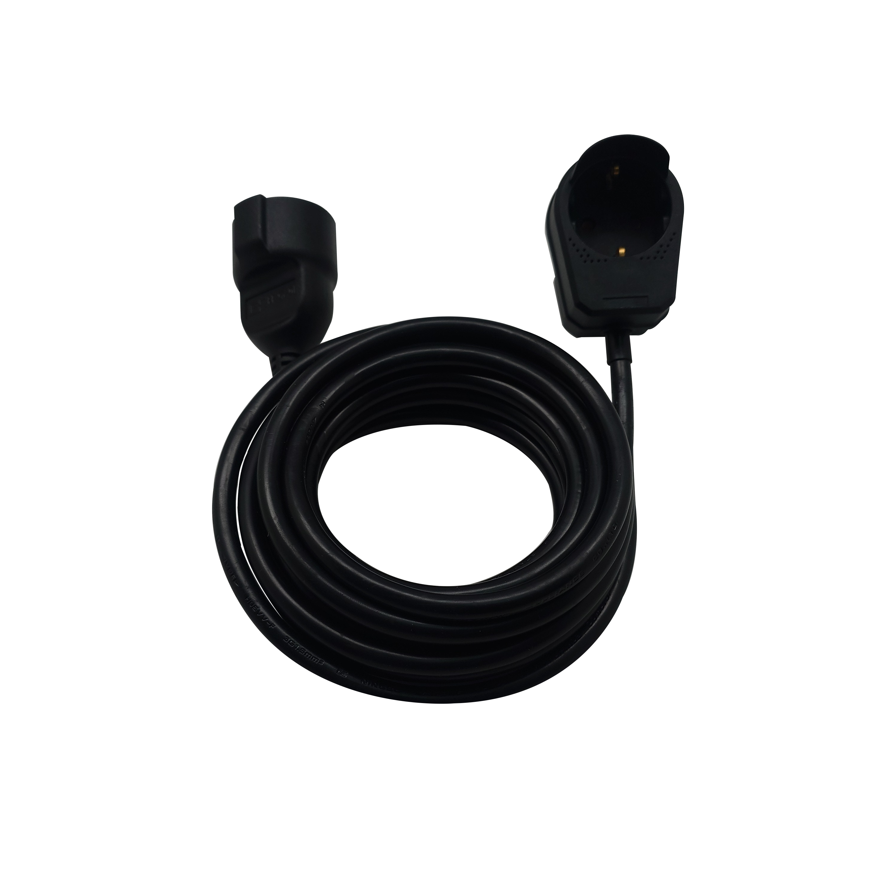 Prolongador LEXMAN H05VV-F 5M 16A negro - 3