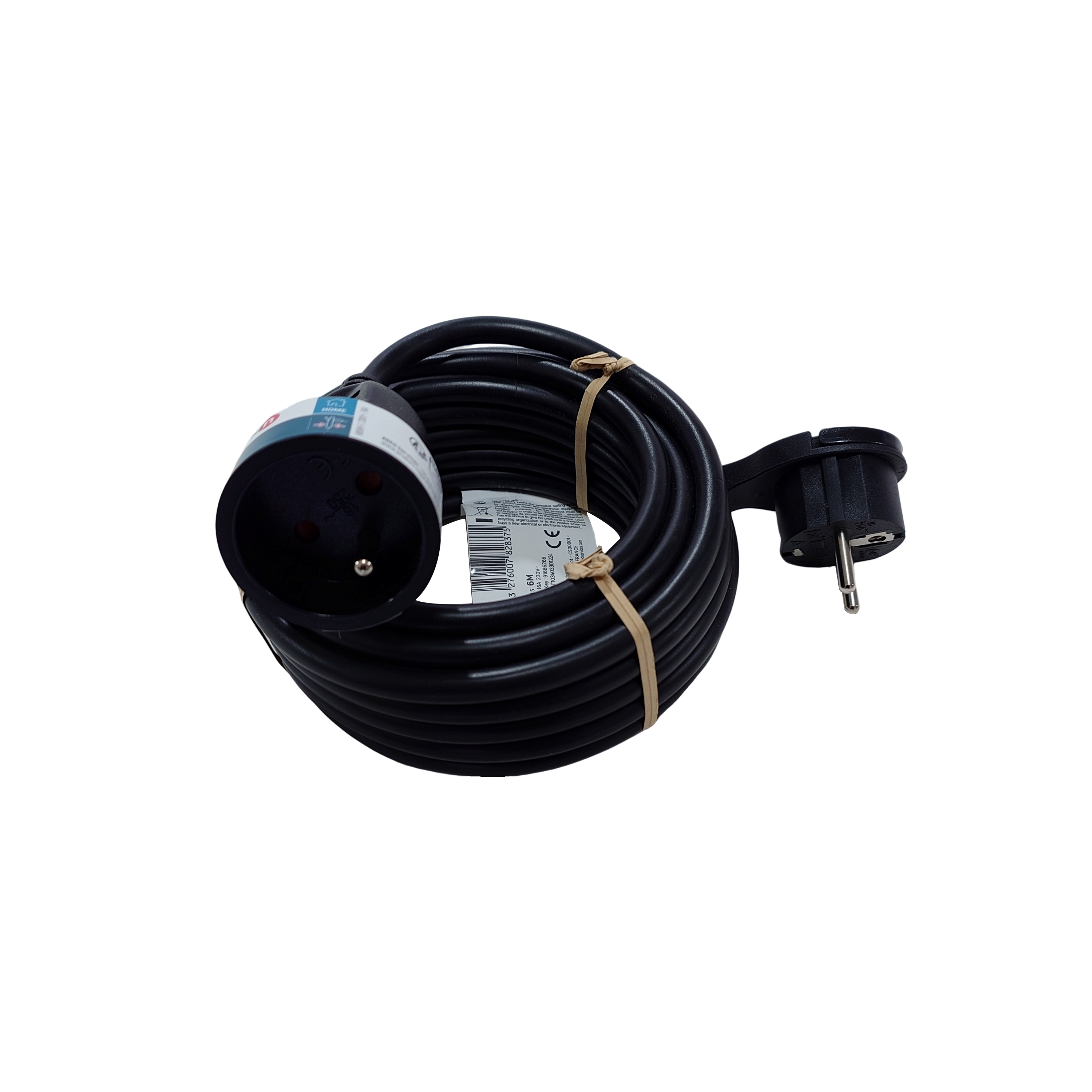 Rallonge avec terre L.6 m H05VV-F 3G1.5 mm², LEXMAN - 3