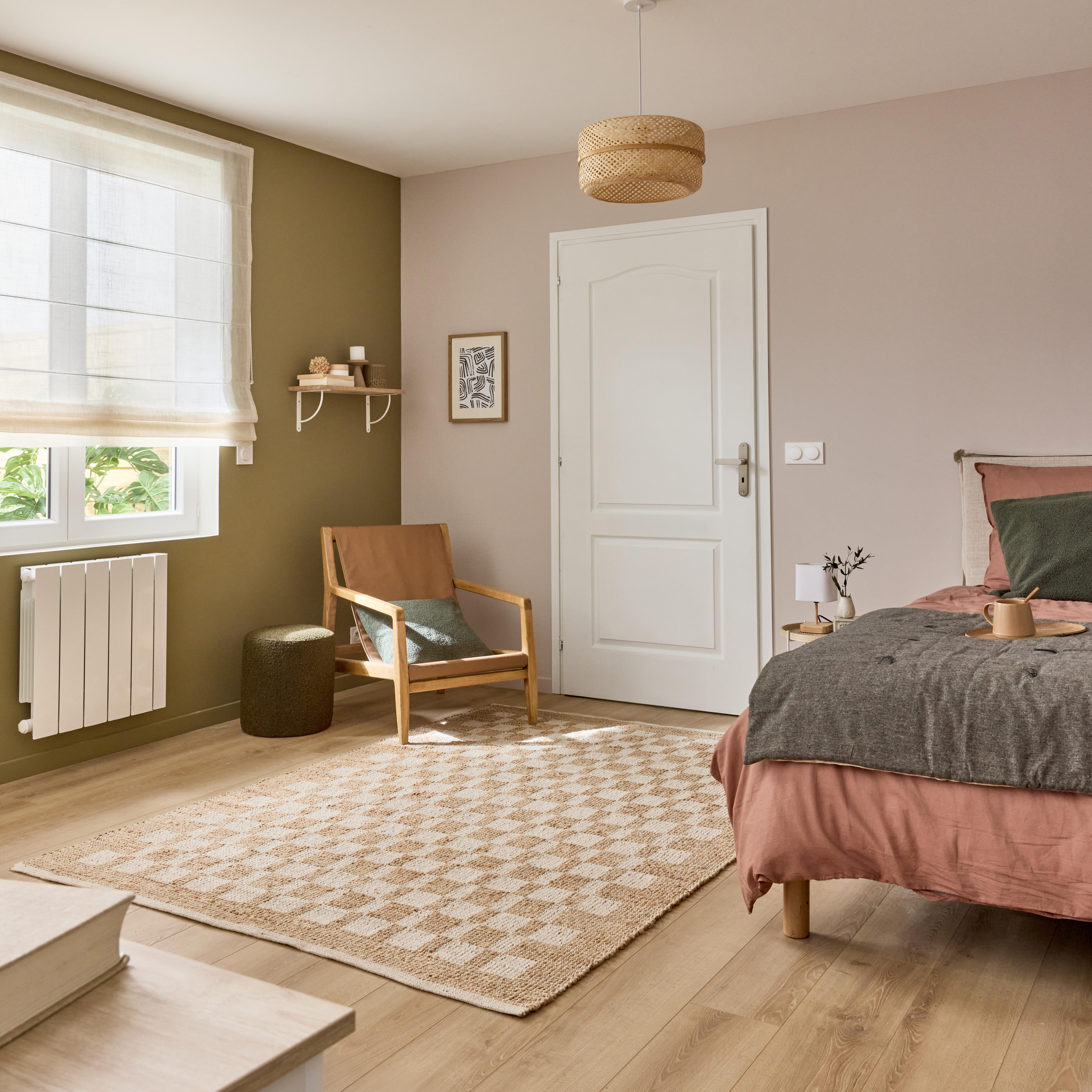 Equerre Bi bop acier peint blanc, H.18 x P.18 cm - 2