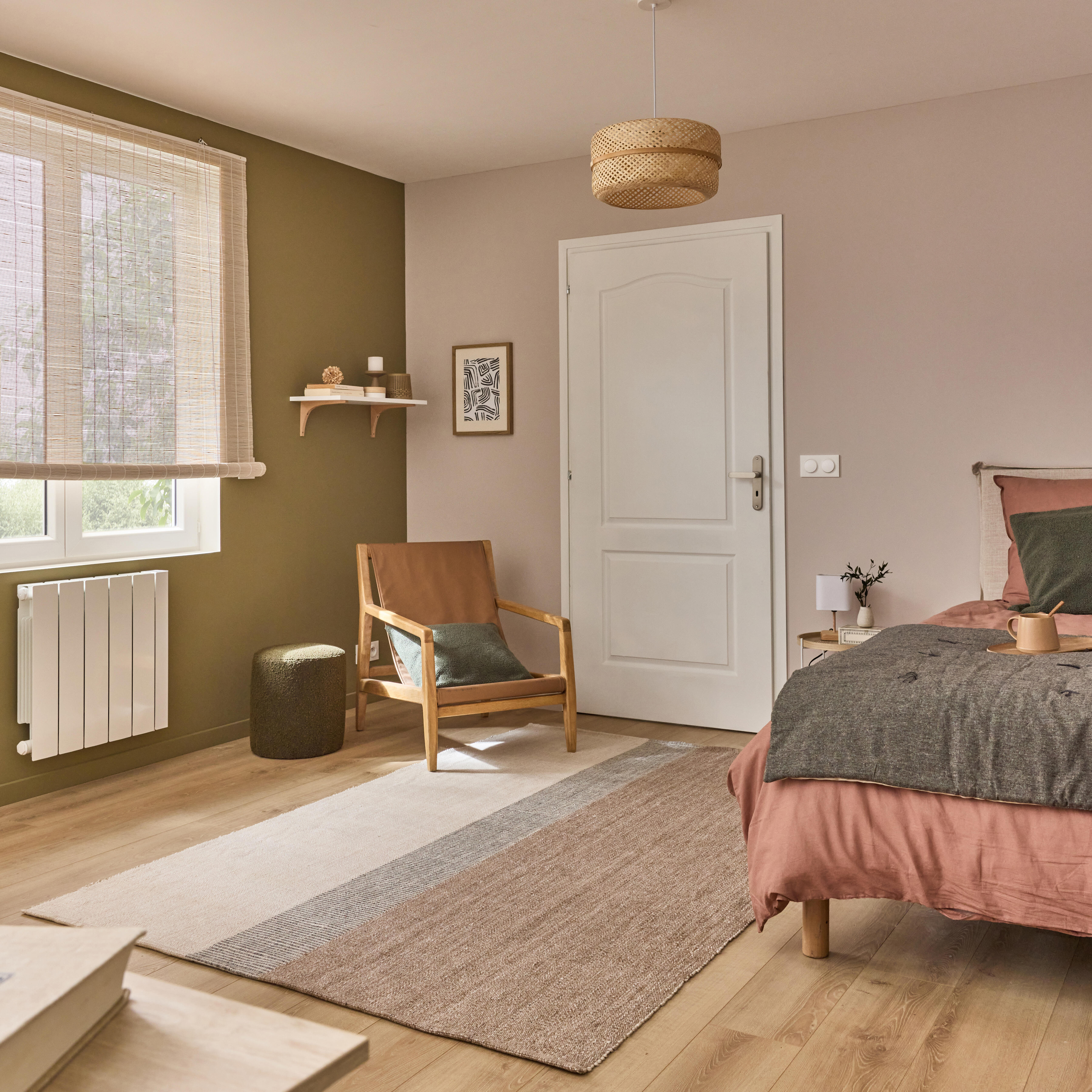 Lot de 2 équerres Elegance bois verni beige, H.15 x P.25 cm - 2