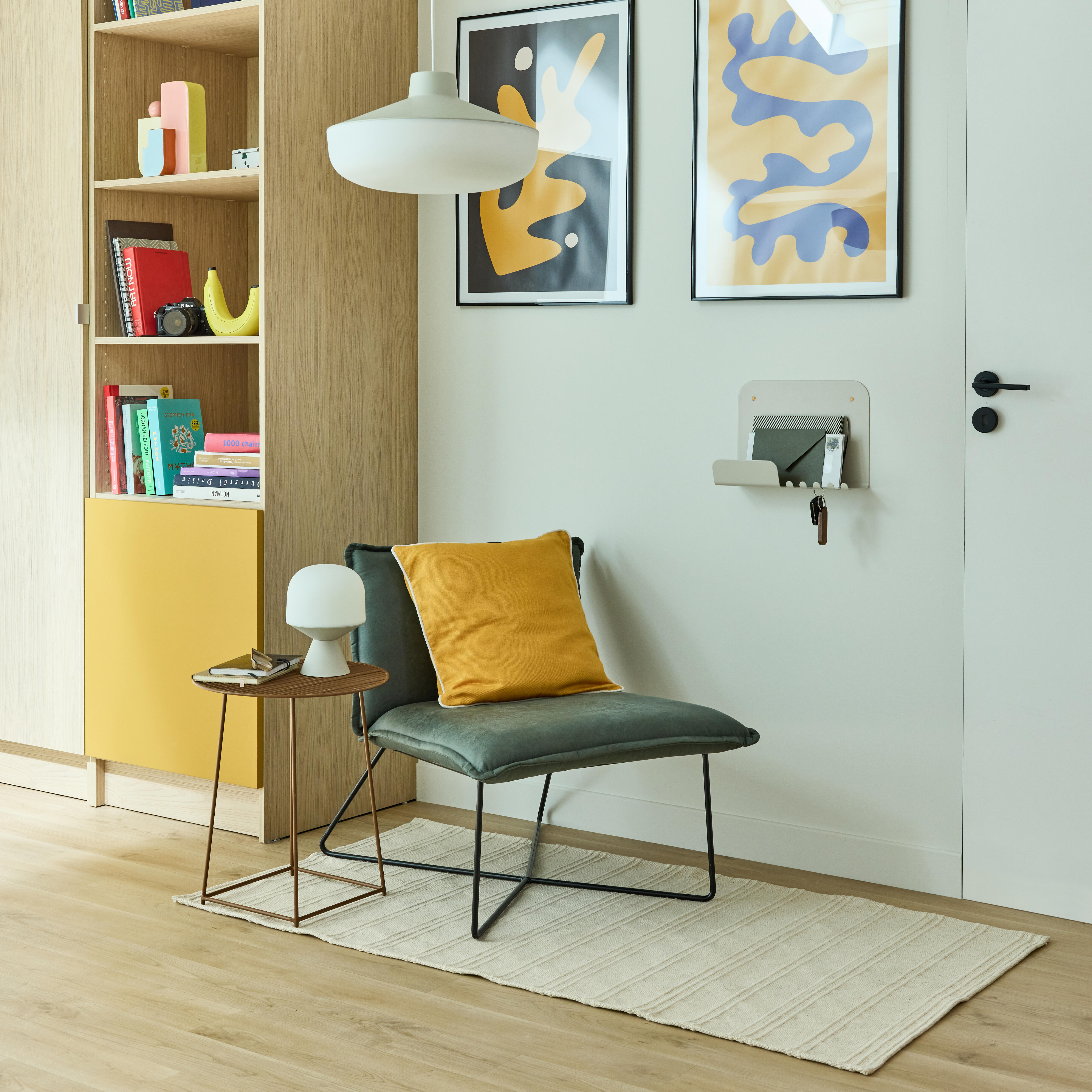 Moldura Lila 50 x 70 cm pvc preto Inspire - 19