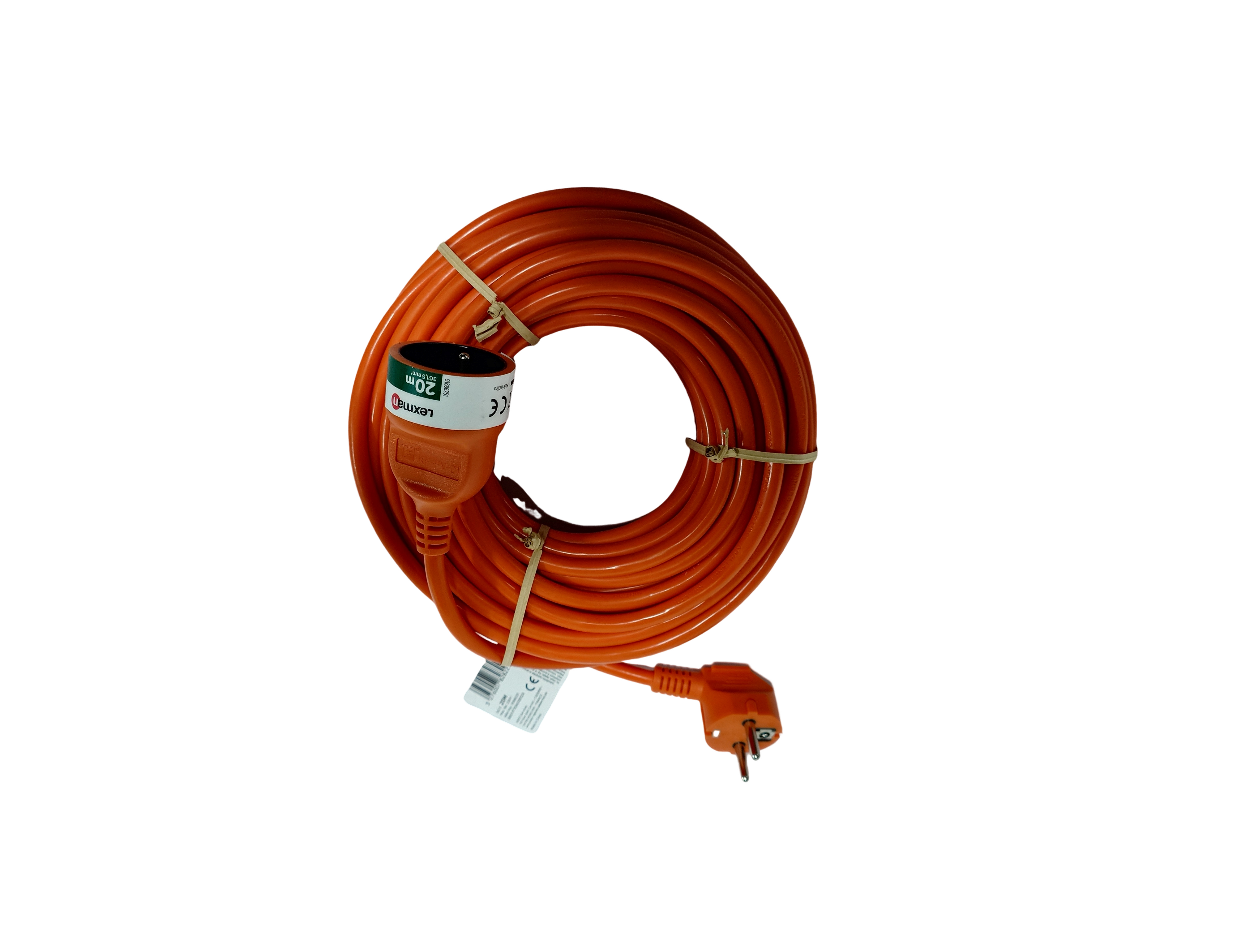 Rallonge avec terre L.20 m H05VV-F 3G1.5 mm², LEXMAN - 4