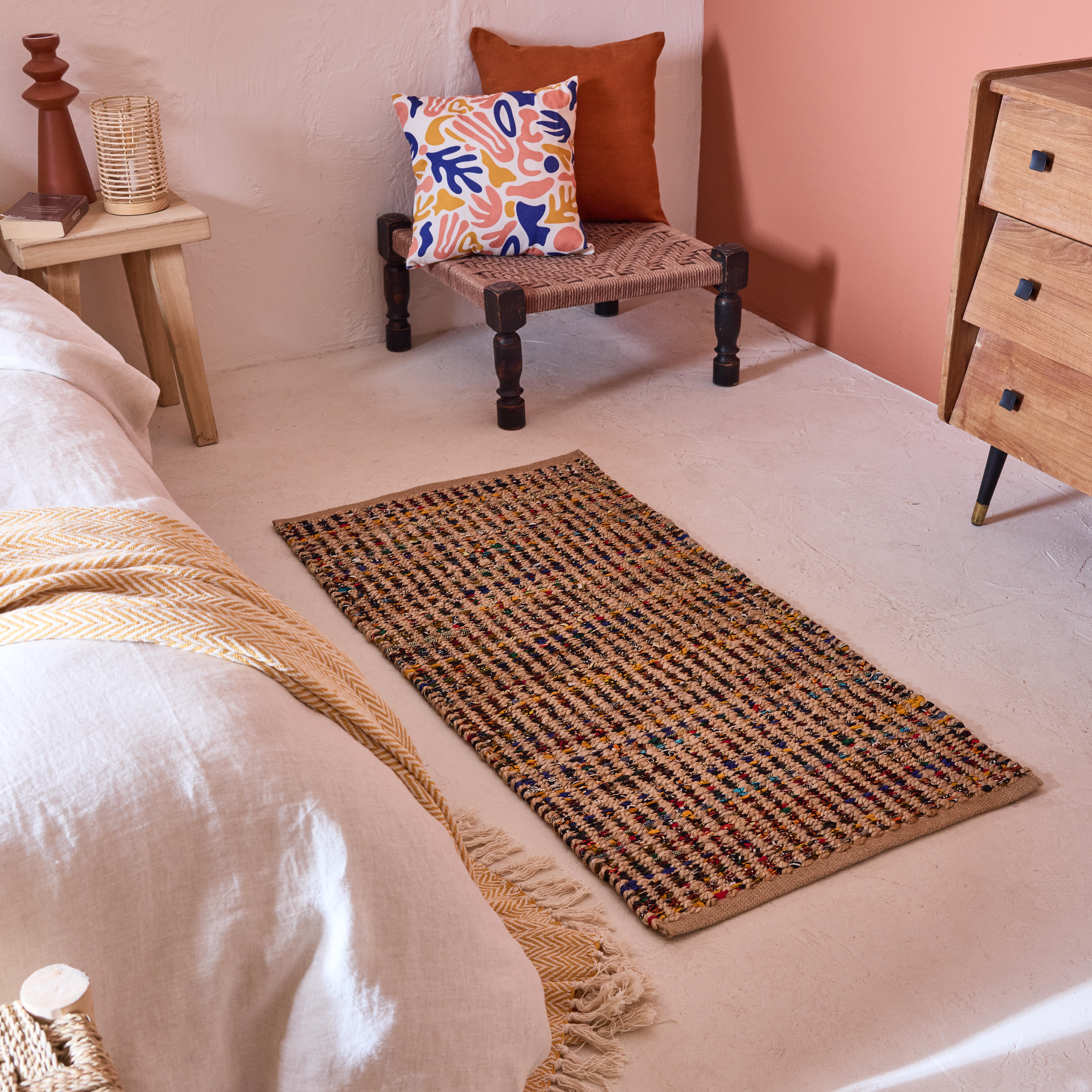 Almofada Etny 40x40cm poliéster multicor Inspire - 2