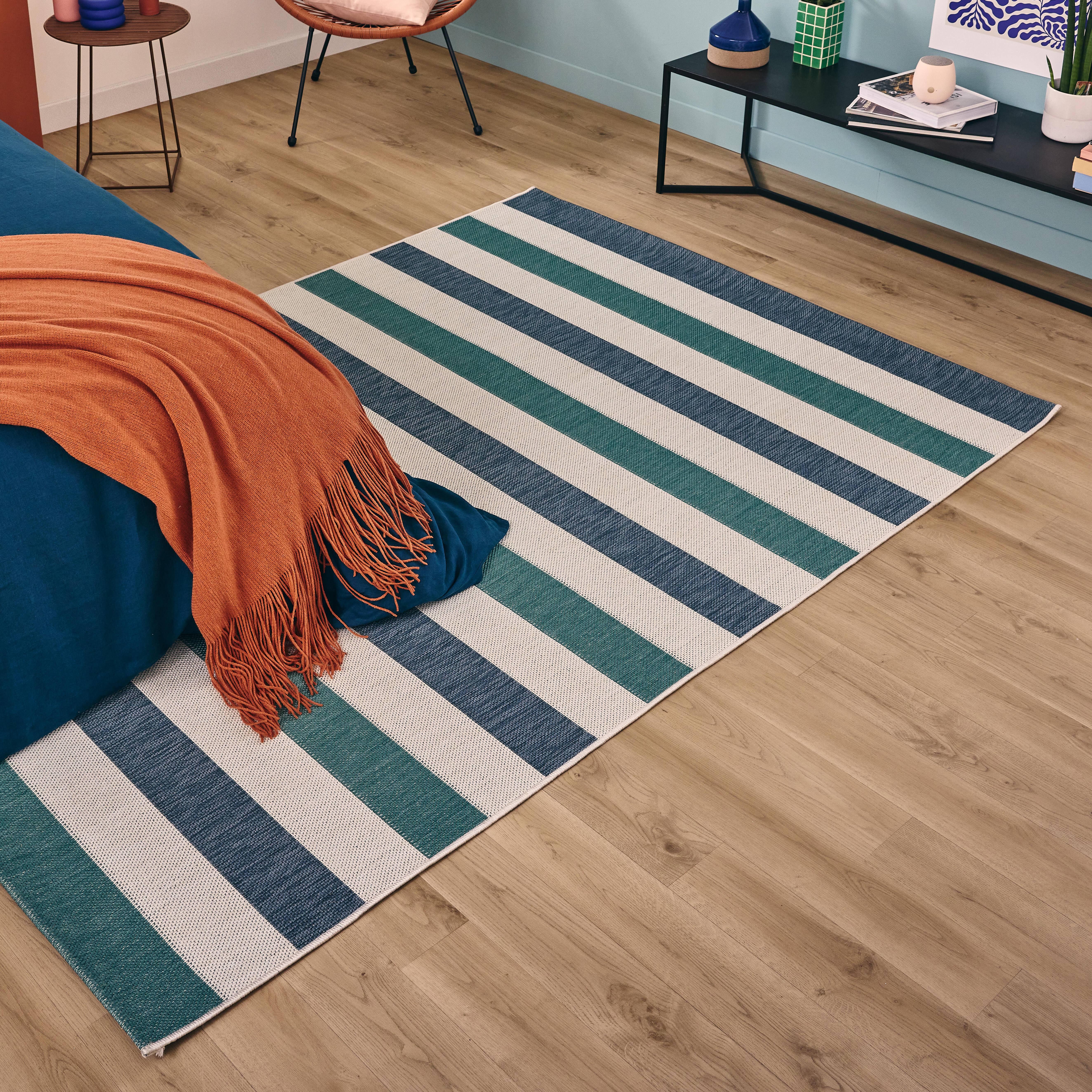 Tapete Lagoon 160x230cm azul Inspire - 11