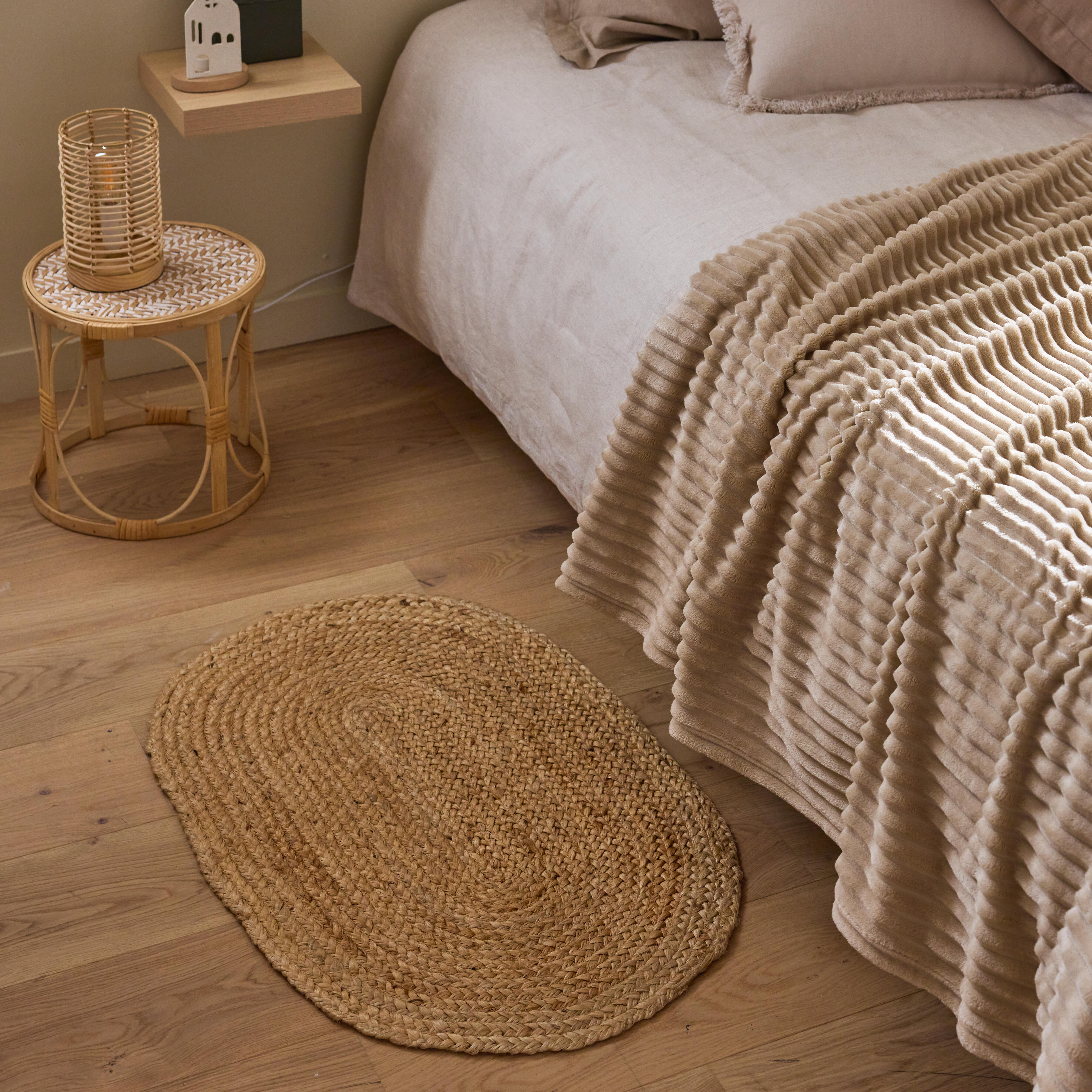 Tapete de Juta oval Nils 50X80cm natural Inspire - 3