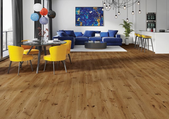 Parquet multistrato M ARTENS spazzolato natura sp. 14/2.5 mm 0.99 m²