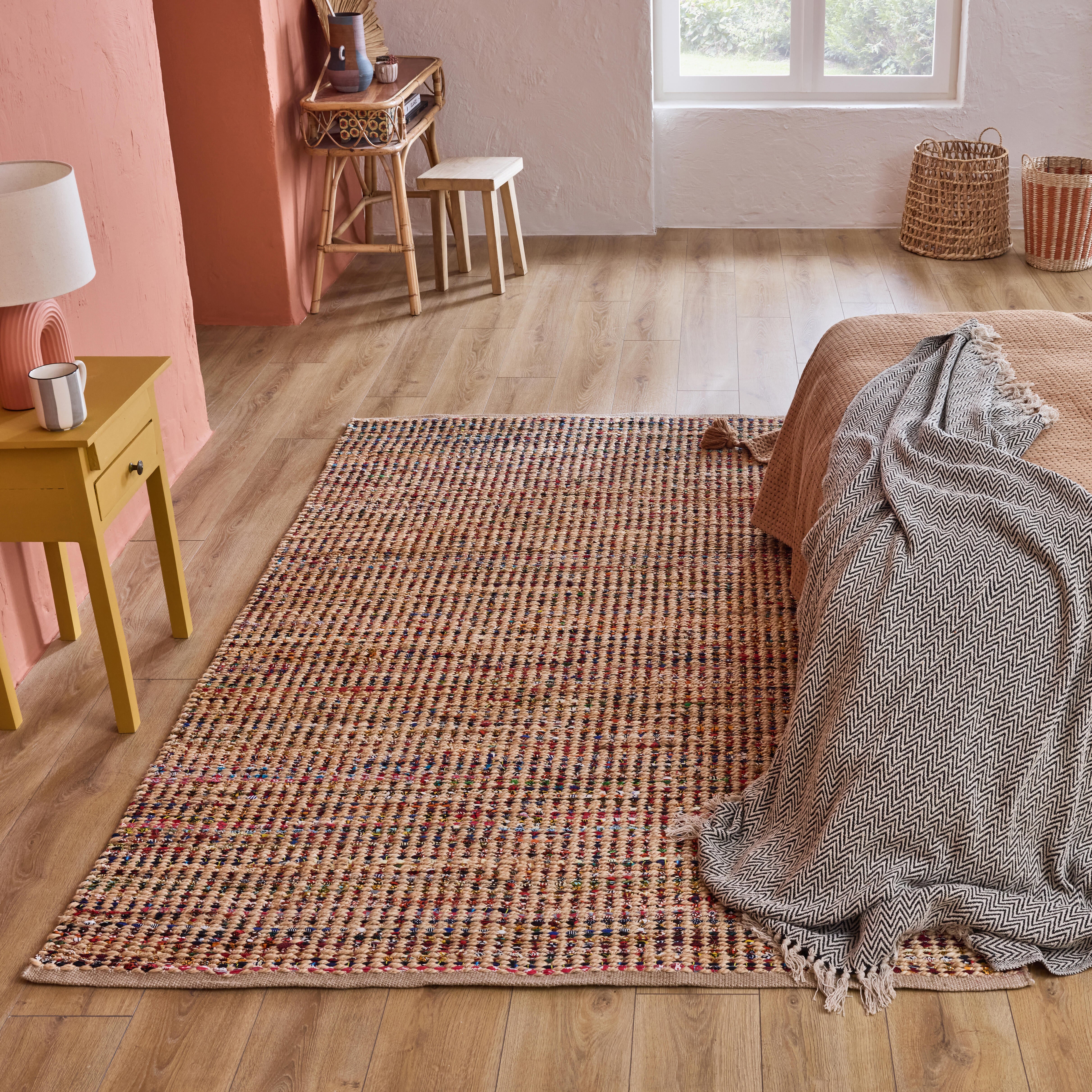 Tapete de juta Baki 160X230cm multicores Inspire - 3