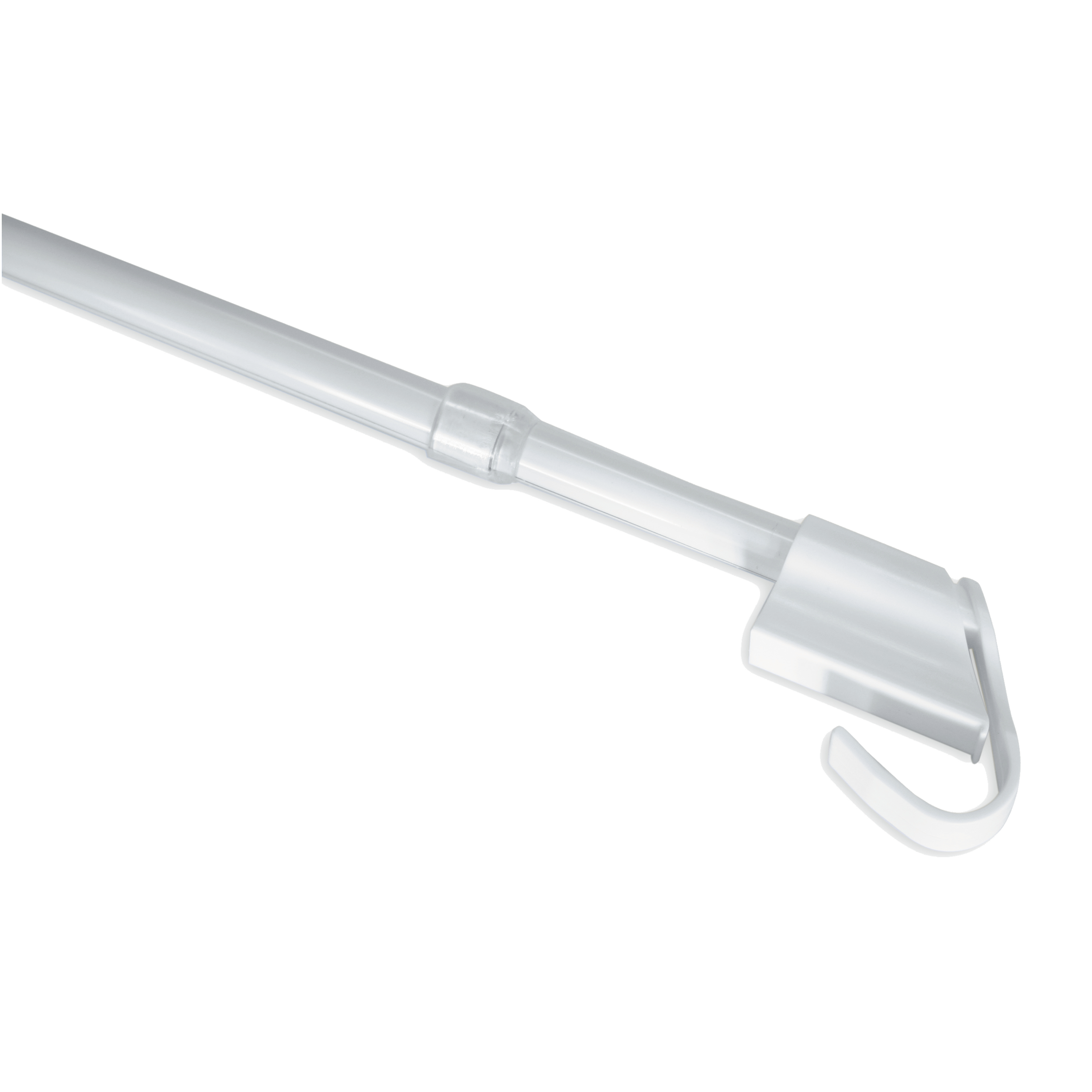 Karnisz do zazdrostki średnica 10/12 mm długość 75-125 cm biały GARDINIA