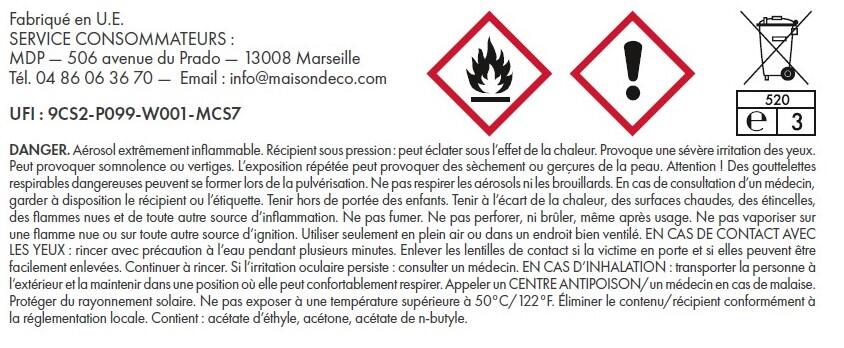 Bombe de peinture Relook tout MAISON DECO blanc mat 400 ml - 8