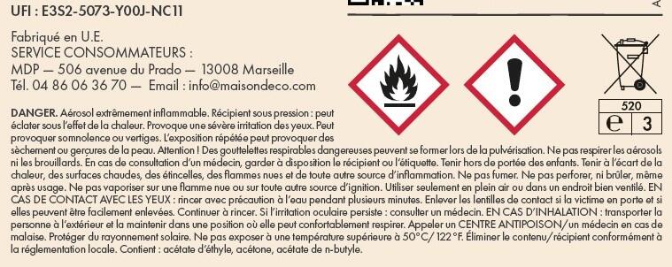 Bombe de peinture Relook radiateurs MAISON DECO blanc cassé satiné - 10