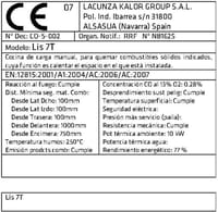 COCINA DE LEÑA LIS 7T 10 KW - 5