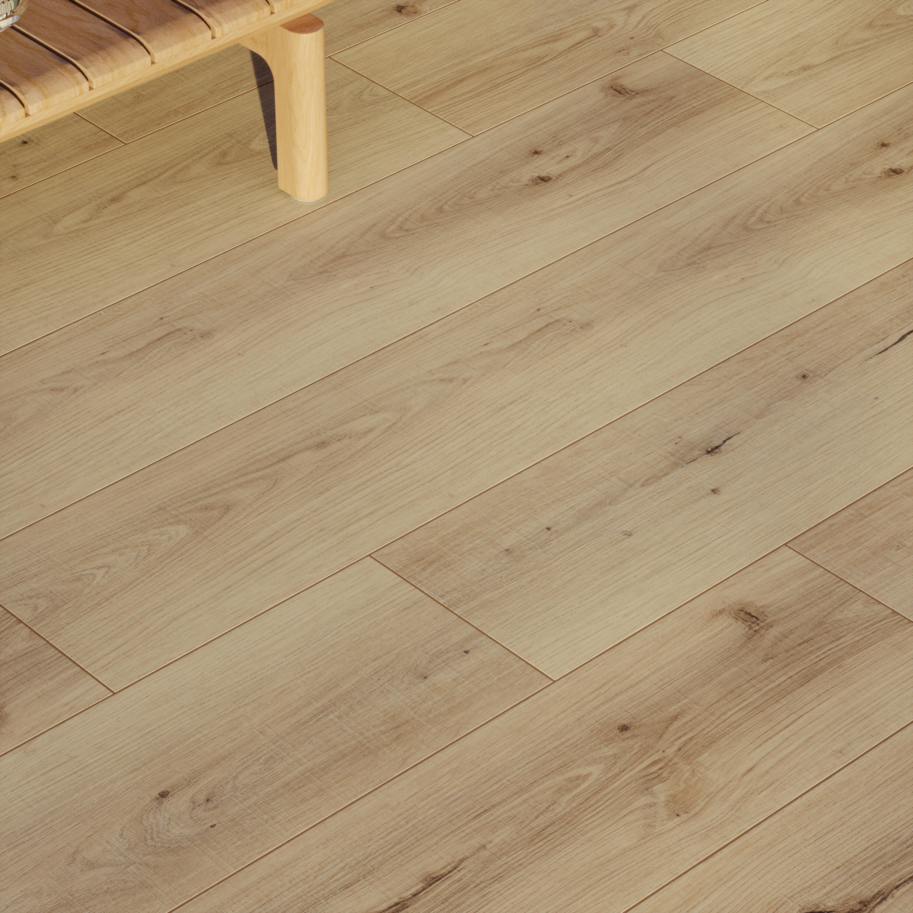 Suelo porcelánico escandinavia efecto madera honey 19.6x120 cm c3 artens