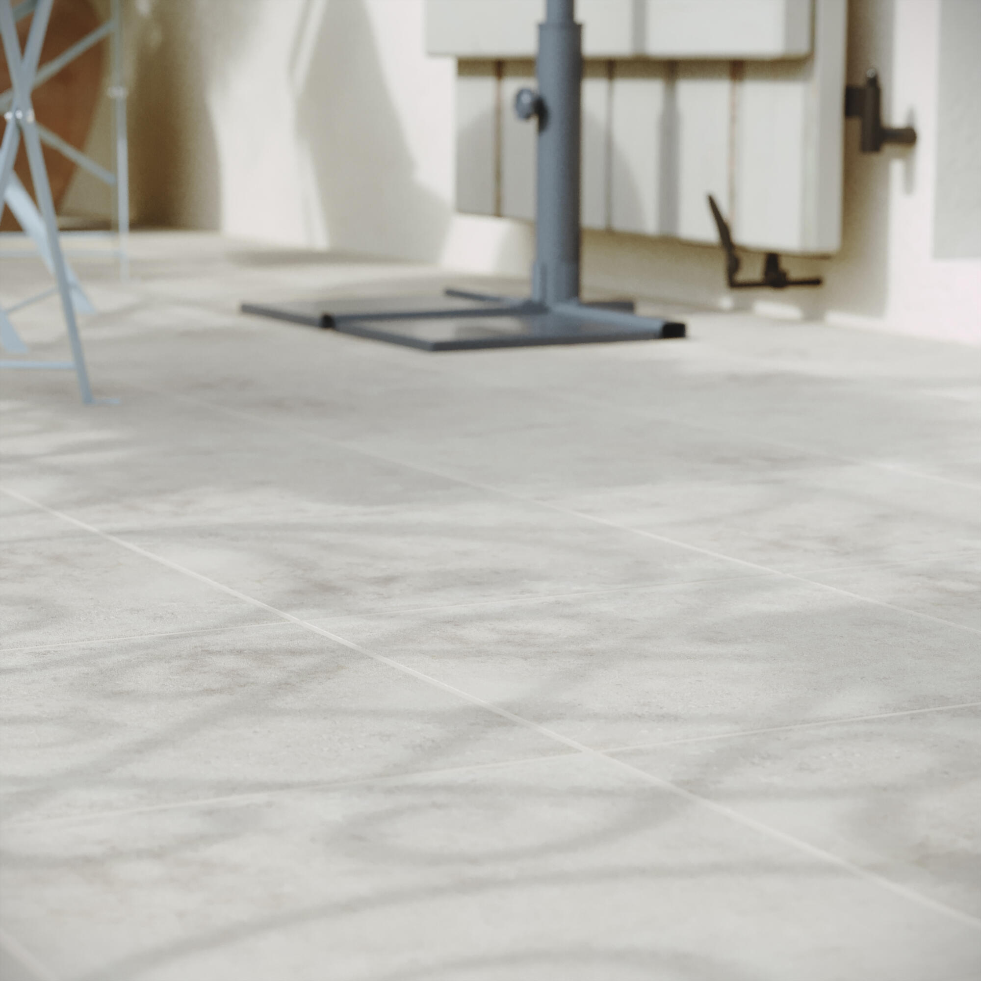 Carrelage sol extérieur effet béton gris Alesia l.32.5 x L.32.5 cm ARTENS - 7