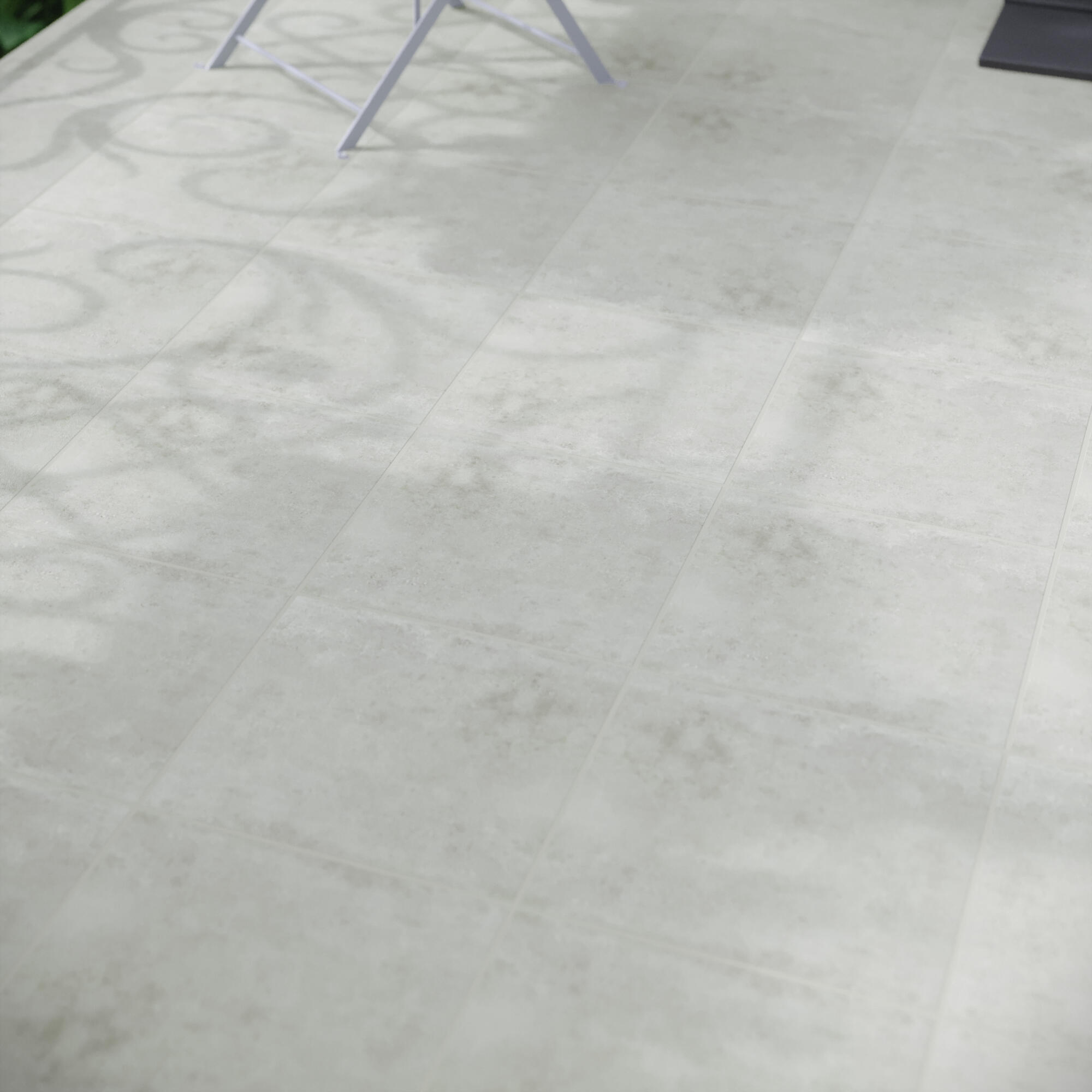 Carrelage sol extérieur effet béton gris Alesia l.32.5 x L.32.5 cm ARTENS - 3