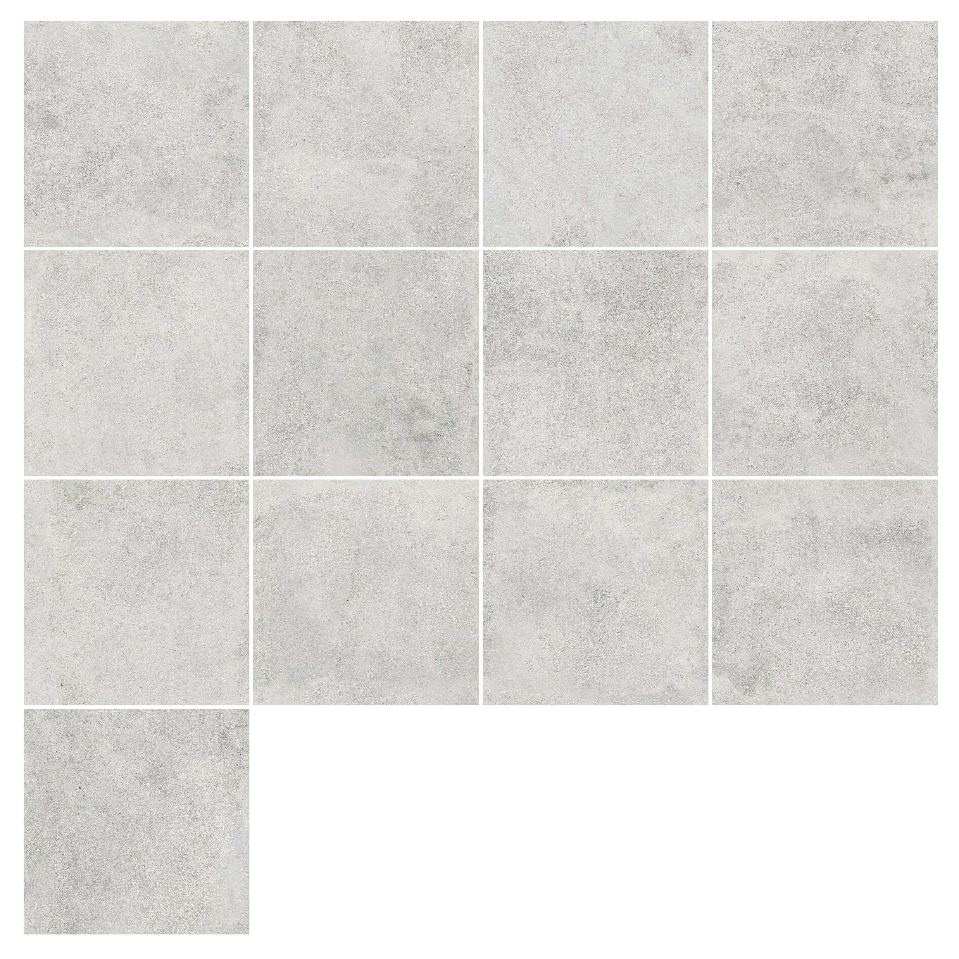 Carrelage sol extérieur effet béton gris Alesia l.32.5 x L.32.5 cm ARTENS - 8