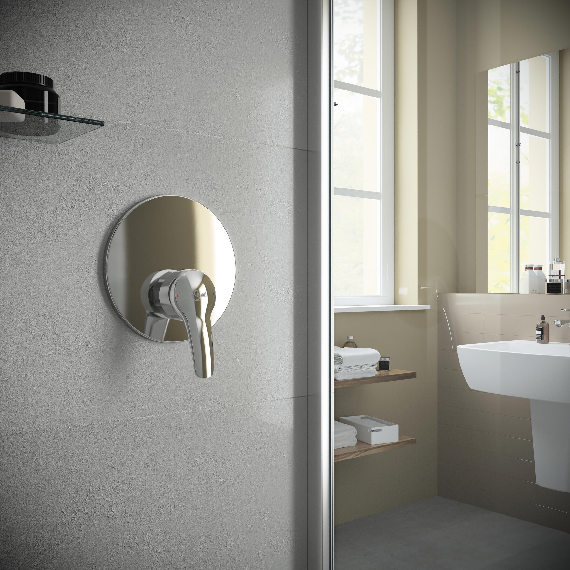 Rubinetto per incasso doccia getto laminare cristallino monocomando Oglio cromo lucido IDEAL STANDARD - 2