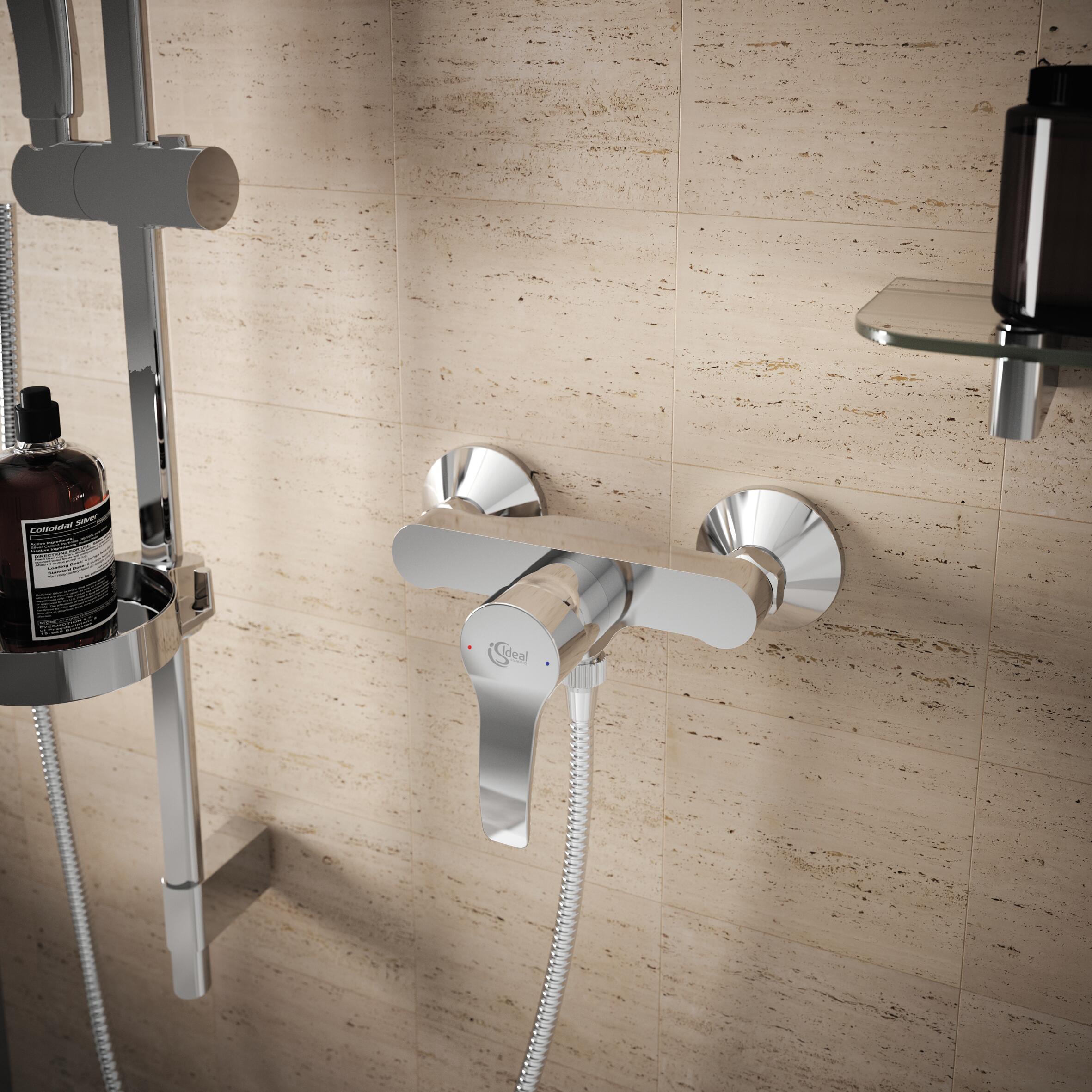 Rubinetto per doccia getto laminare cristallino monocomando Oglio cromo lucido IDEAL STANDARD - 3
