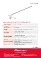 CANULA PARA BOTE DE POLIURETANO 5 PIEZAS - 3