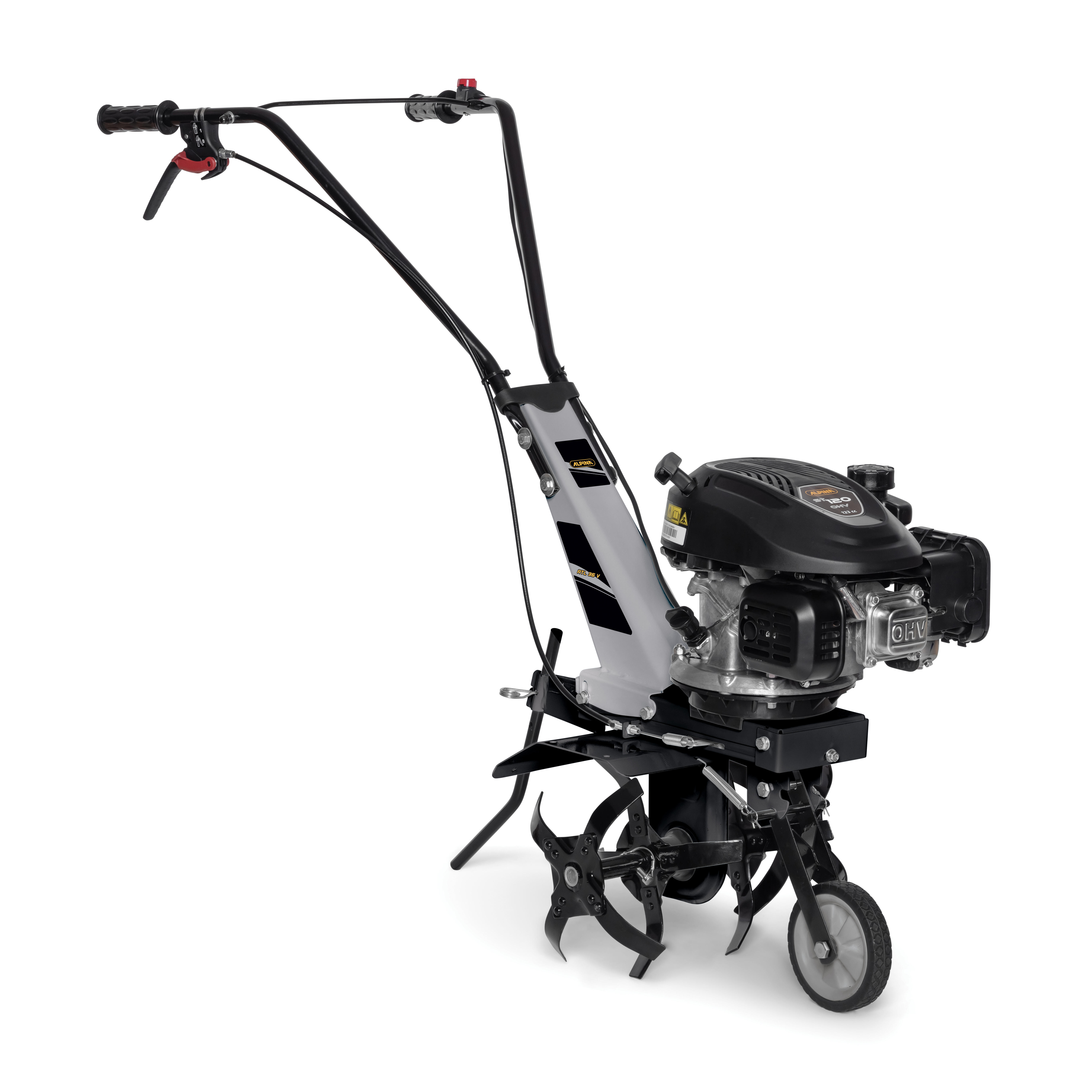 Motoazada gasolina alpina atl 36 v 123 cc 120 cm ancho de trabajo