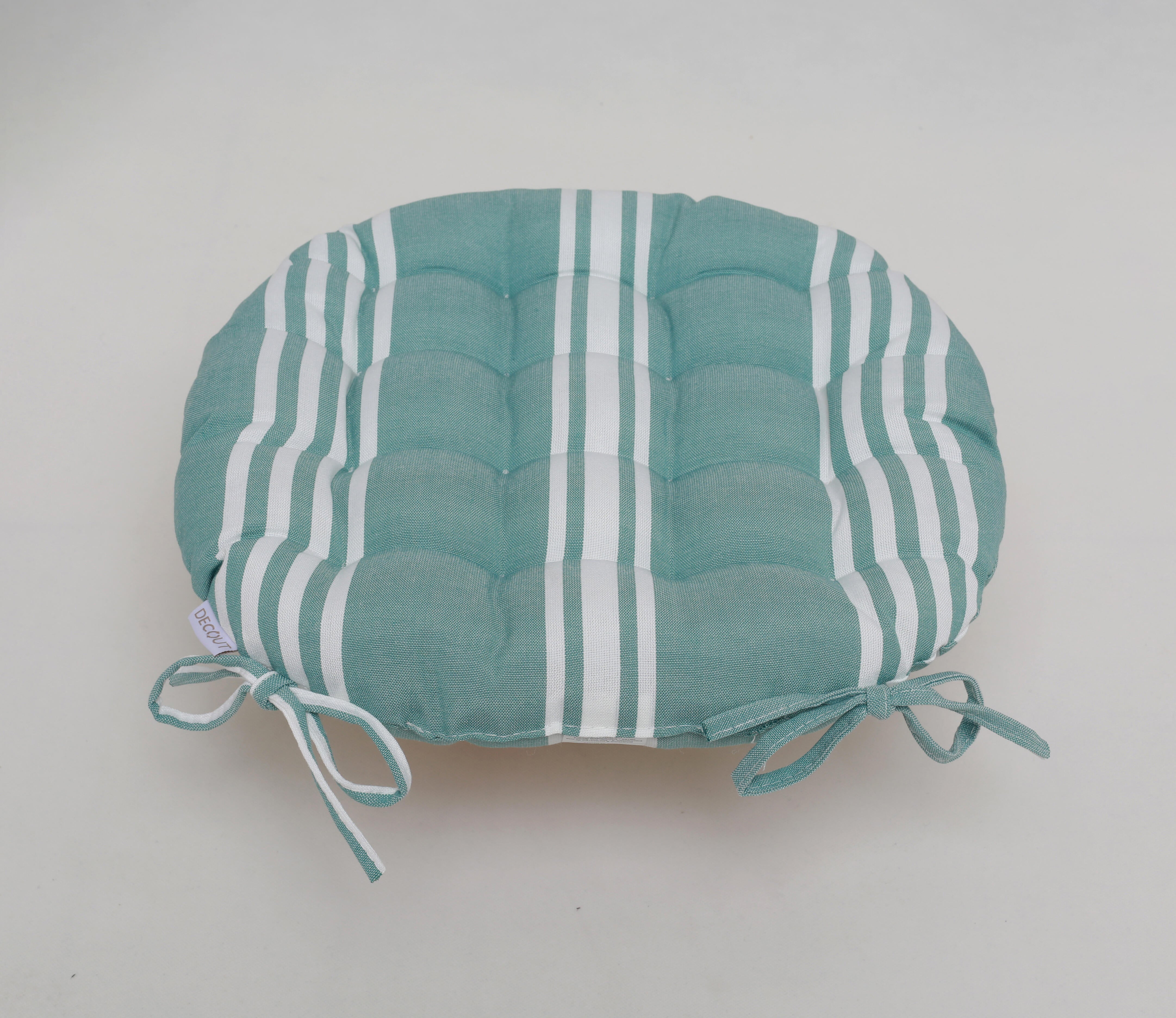 Cojín de silla Indigo verde de 40 cm de Ø - 4