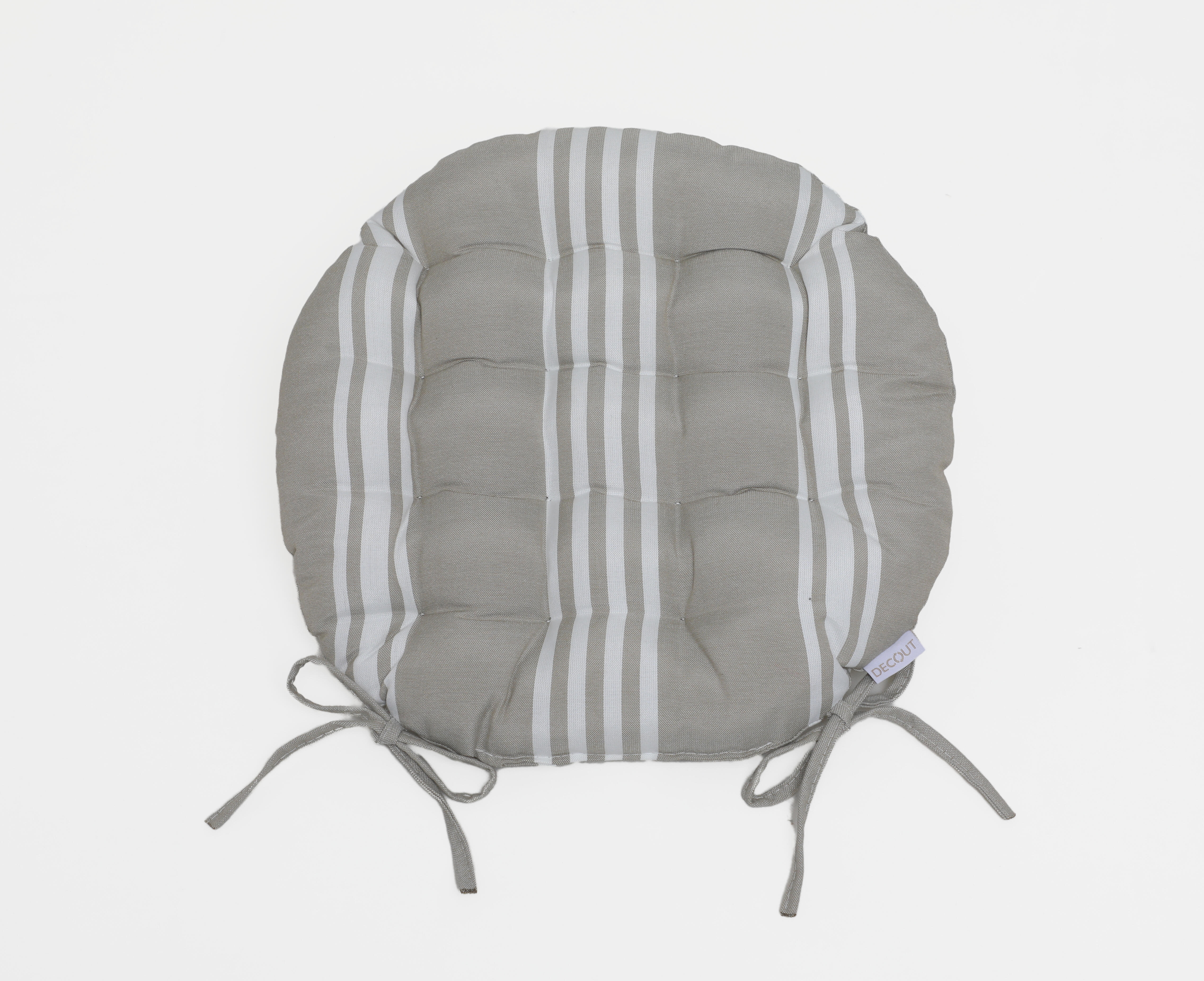 Cojín de silla Indigo beige de 40 cm de Ø - 3