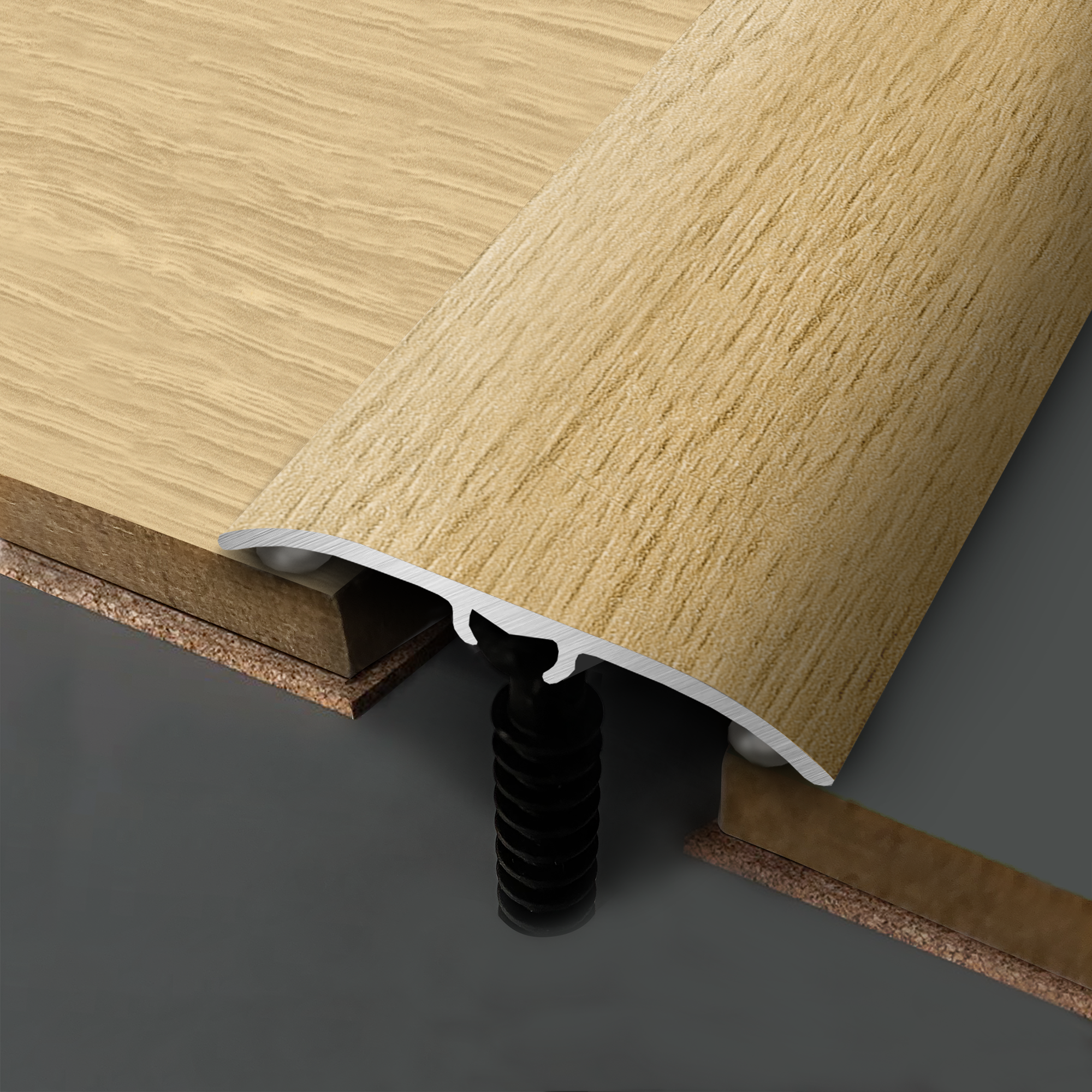 Perfil 4 em 1 de alumínio Artens 1660X37MM NAT325 - 5