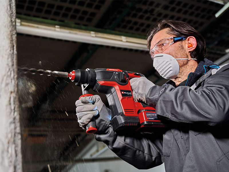 Martillo perforador EINHELL PROFESSIONAL TP-HD 18/28 - Con maletín y sin batería - Compatible con Power X-Change - 8