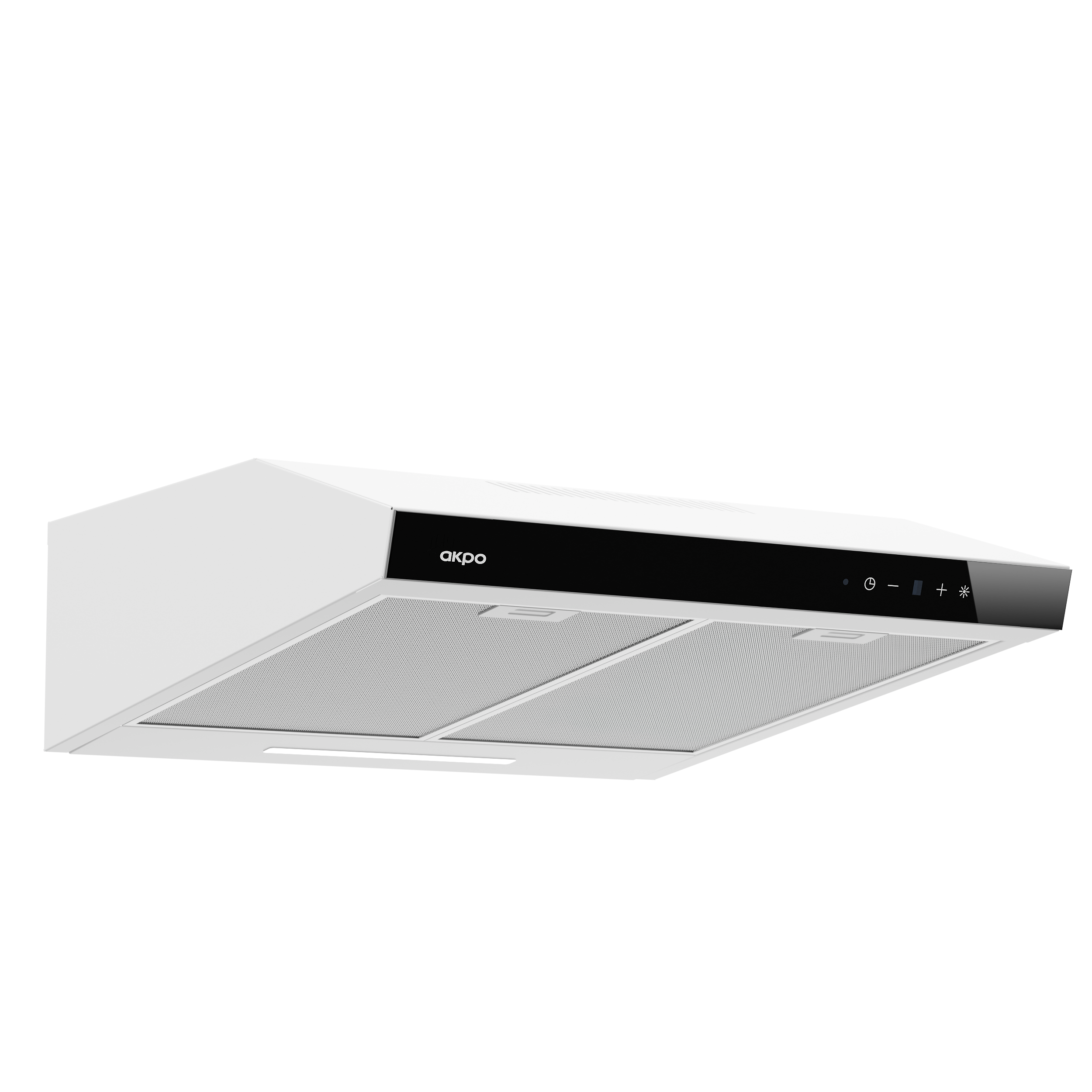 Okap podszafkowy WK-9 K-Glass biało-czarny 50 cm Akpo